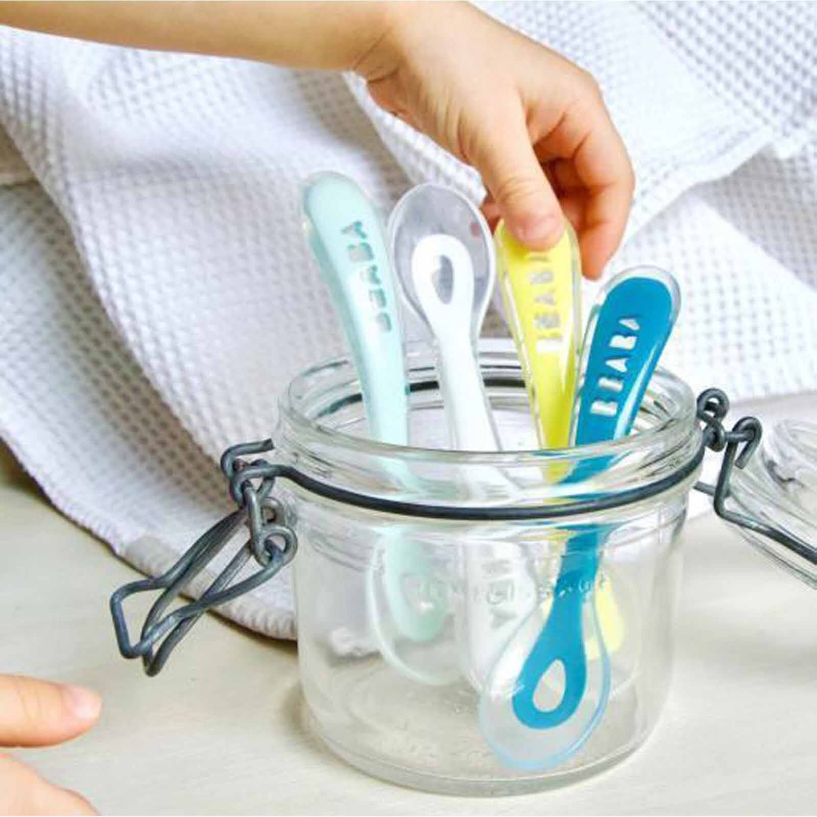 BEABA Soft Silicone Spoon - Blue (online) 2ND STAGE-image 3
