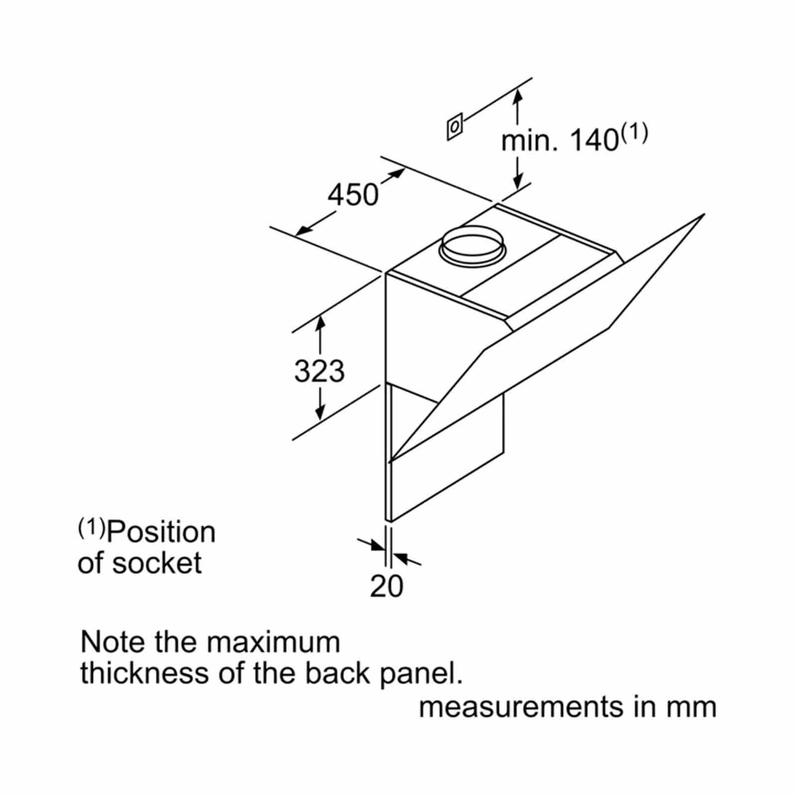 BOSCH Wall-mounted Hood (90cm) (exclude Installation) DWK98PR60B-image 9