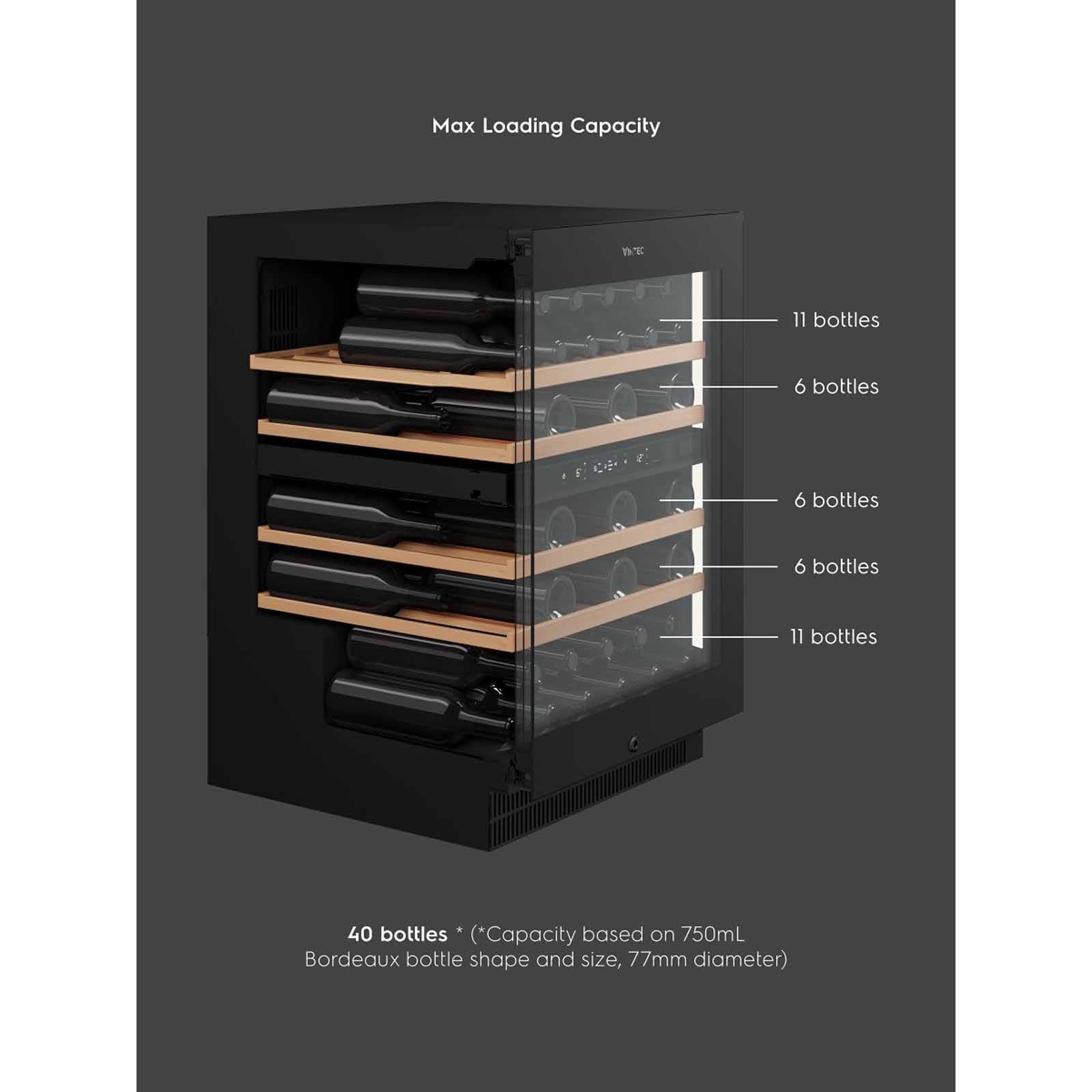 VINTEC Wine Chiller (40 Bottles) VWD820SCB-X-image 4