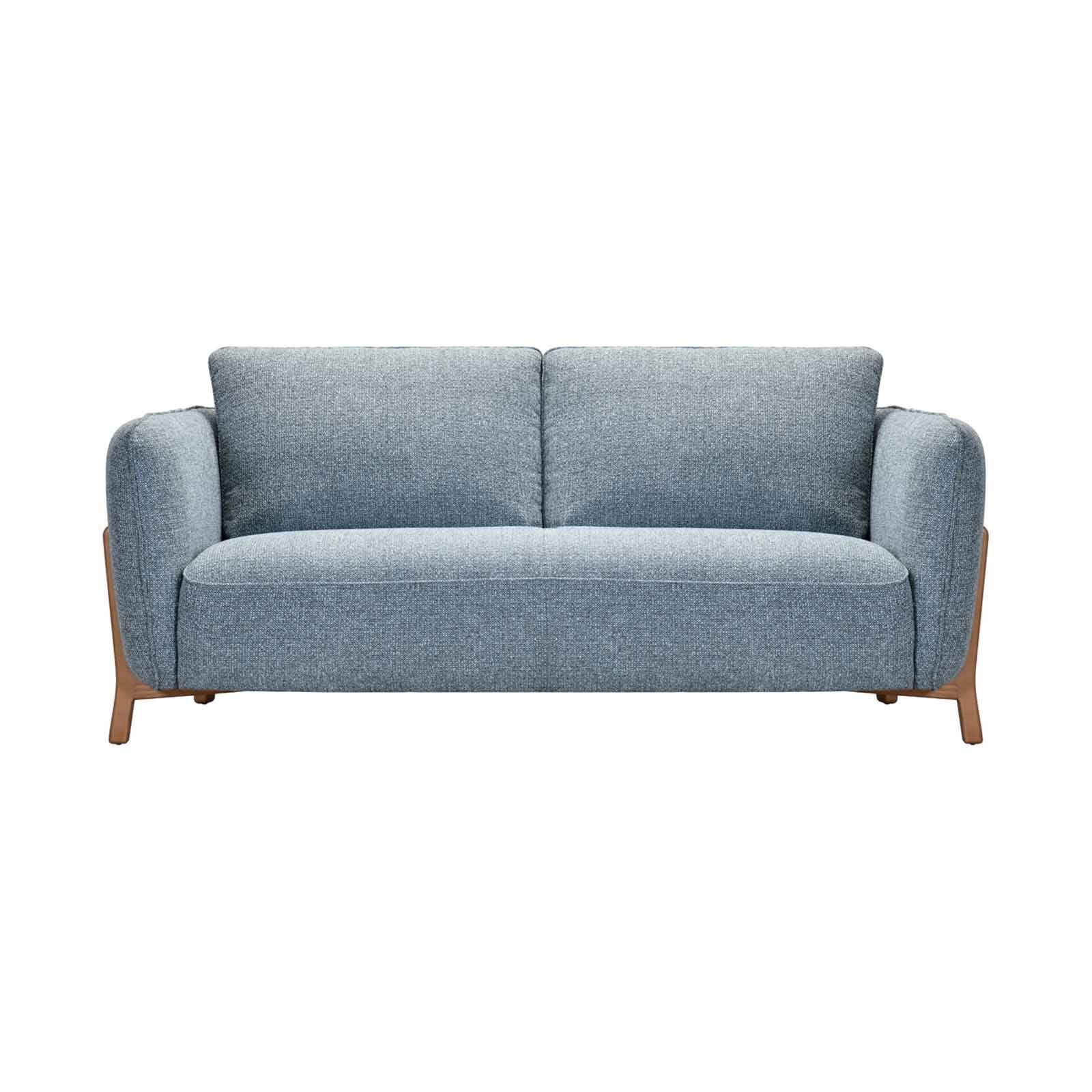 MUZE 3 Seater (fab) F20 Blue Fabric Sofa CORINNA