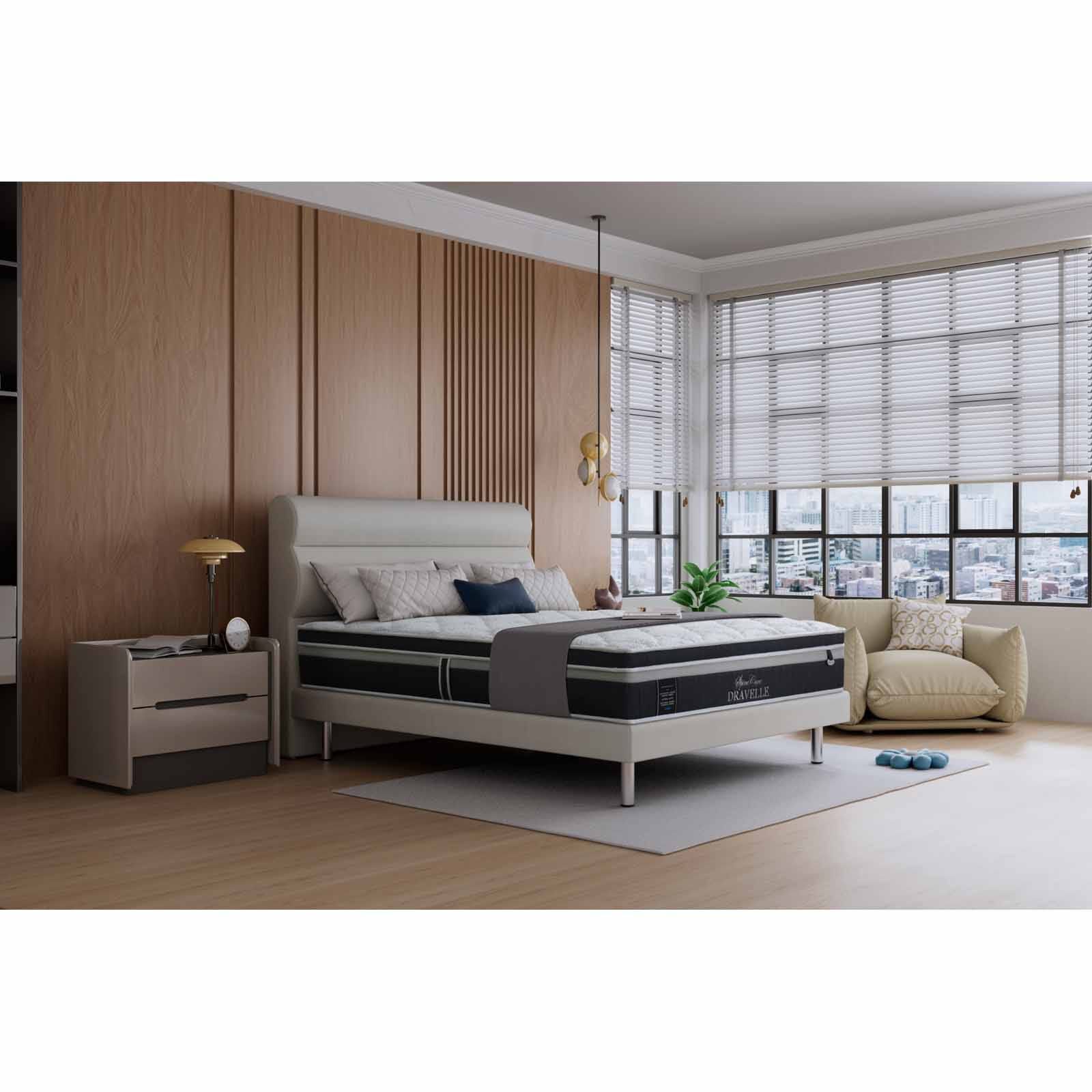 MAXCOIL Single Size Mattress + Bedframe SPINECARE DRAVELLE-image 3