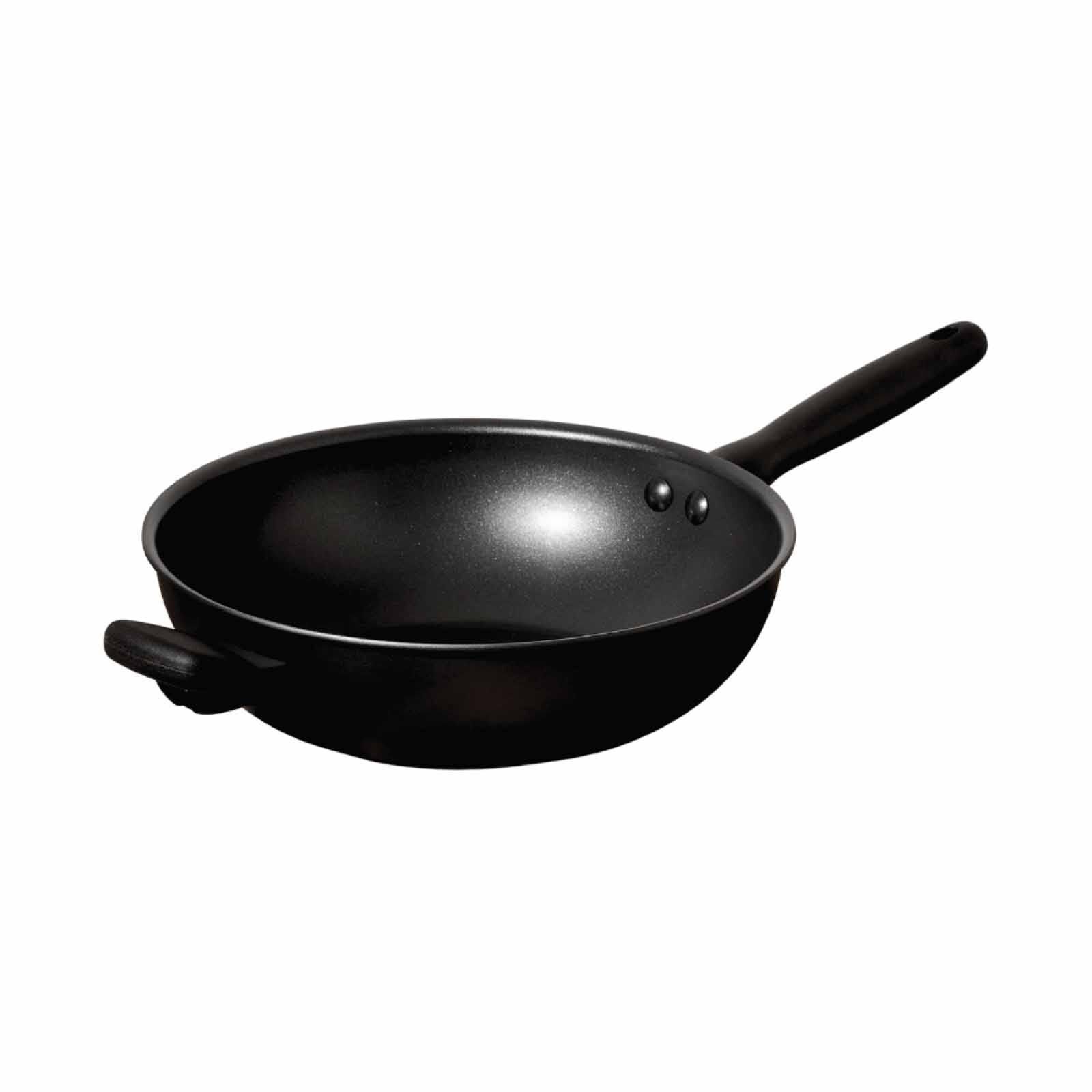 MEYER Midnight Nonstick 28cm Stirfry With Helper Handle 85078