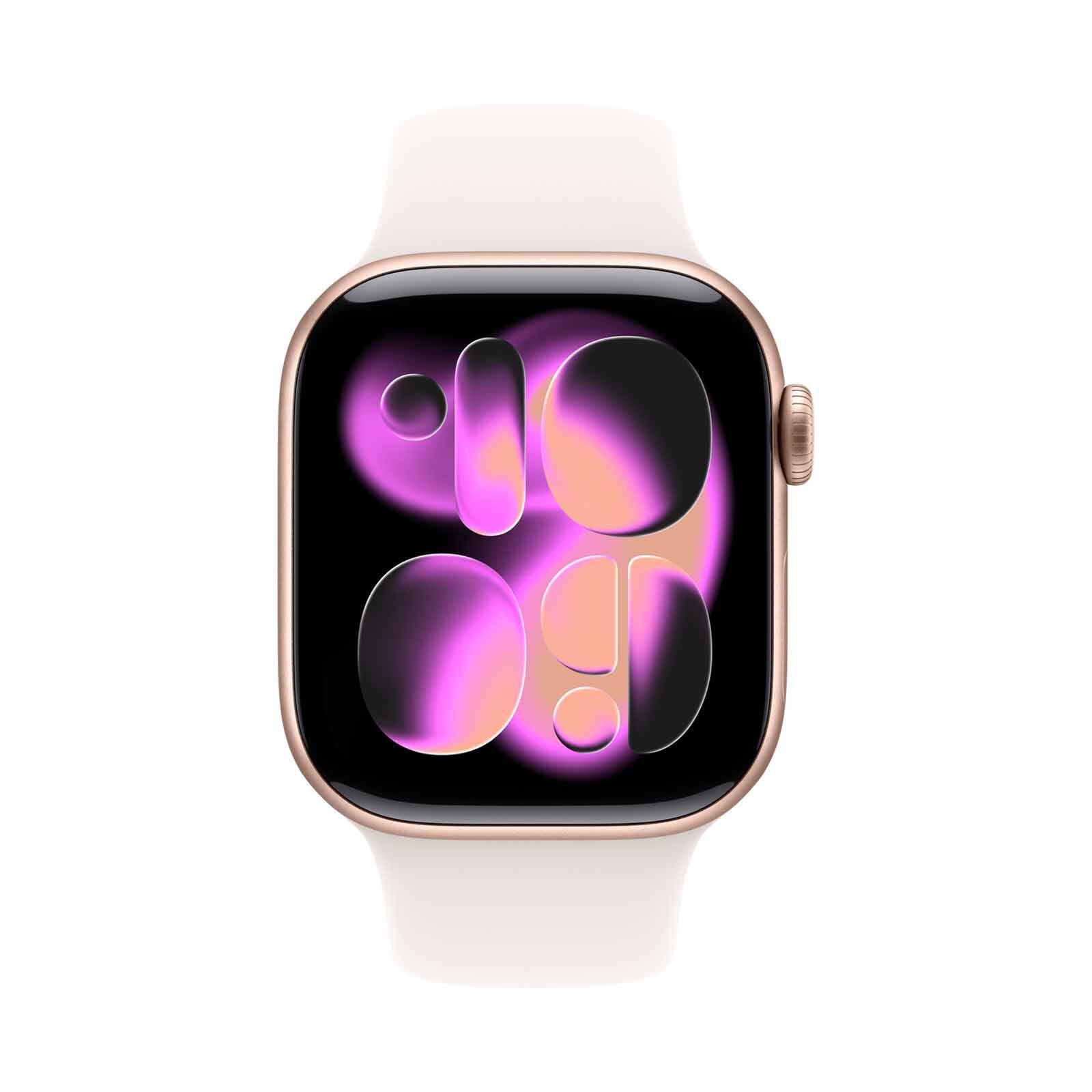 APPLE Watch Series 11 Gps 42mm Rose Gold Aluminium Case With Light Blush Sport Band - S/m MEU04X/A-image 7