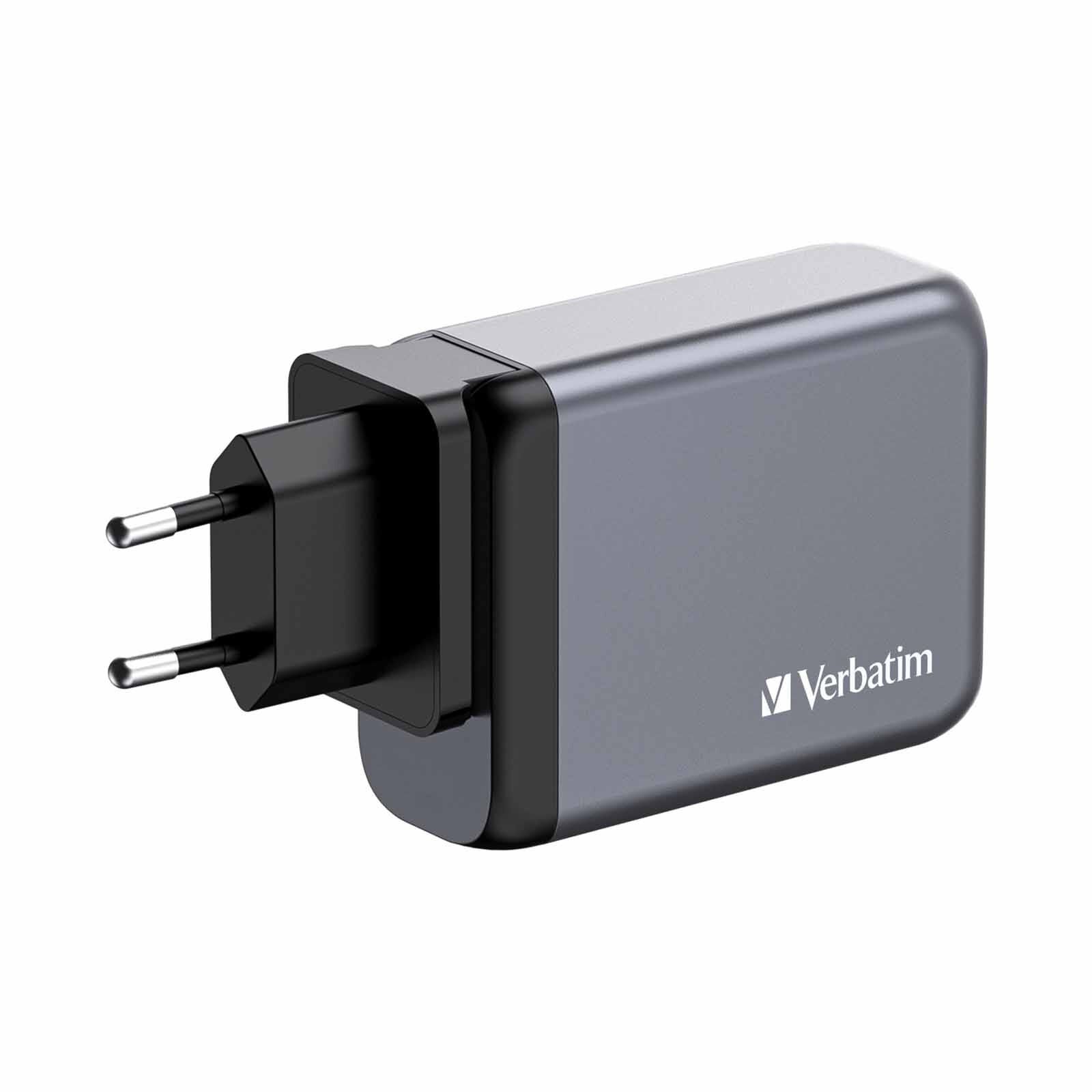 VERBATIM Gan Charger 4 Port 100w Usb A/c (eu/uk/us) VM32202-image 4