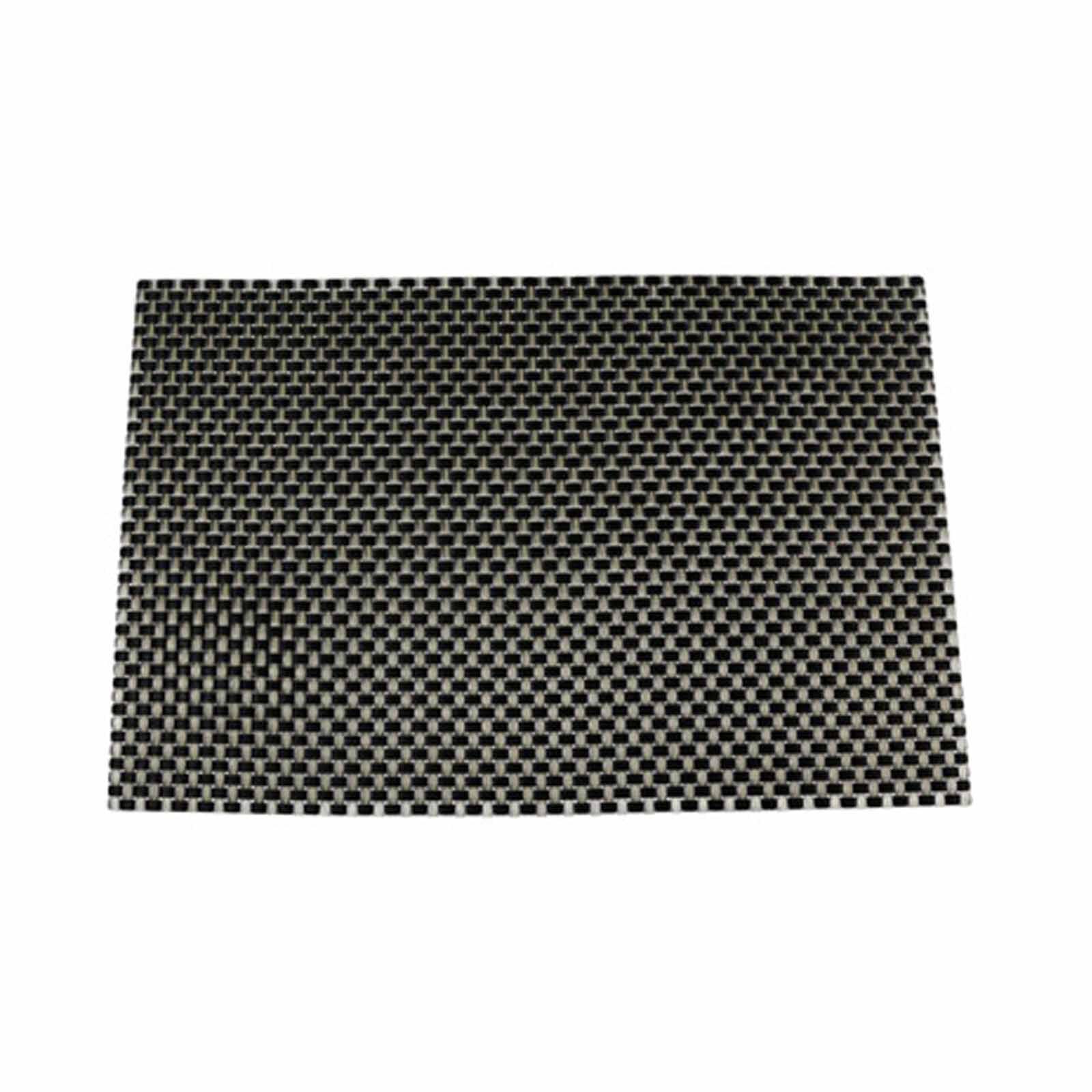 UB-1780 Rect Placemat 8x8, L30x45cm, Black With Yellow 1780ZJ-880015-image null