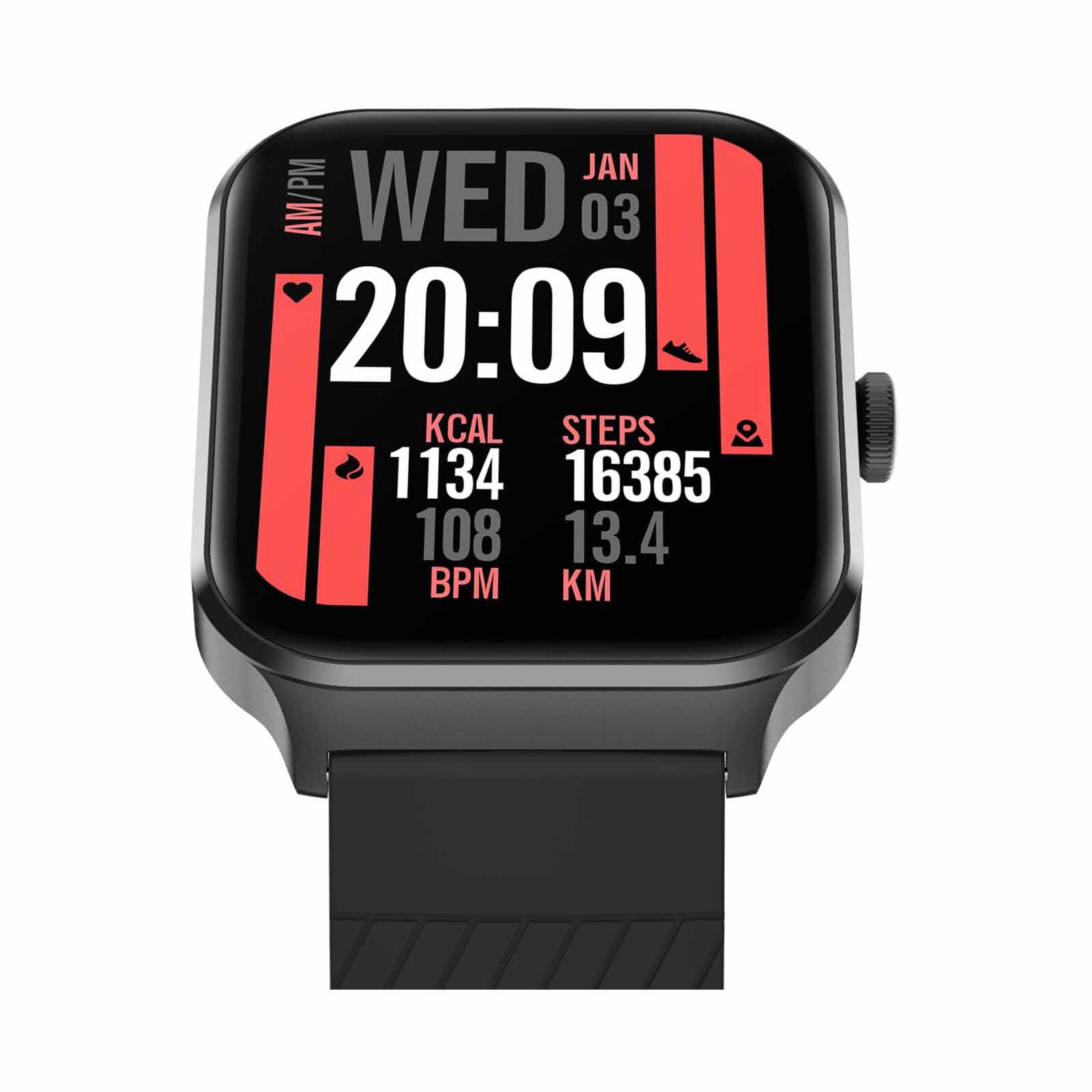 NOISE Colorfit Canvas Smartwatch - Jet Black WRB-SW-COLORFITCANVAS-STD-BLK_BLK-image 3