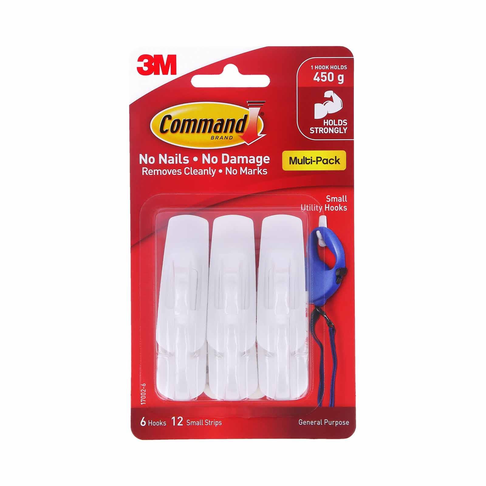 3M COMMAND Small Hooks Value Pack 17002VP-image null