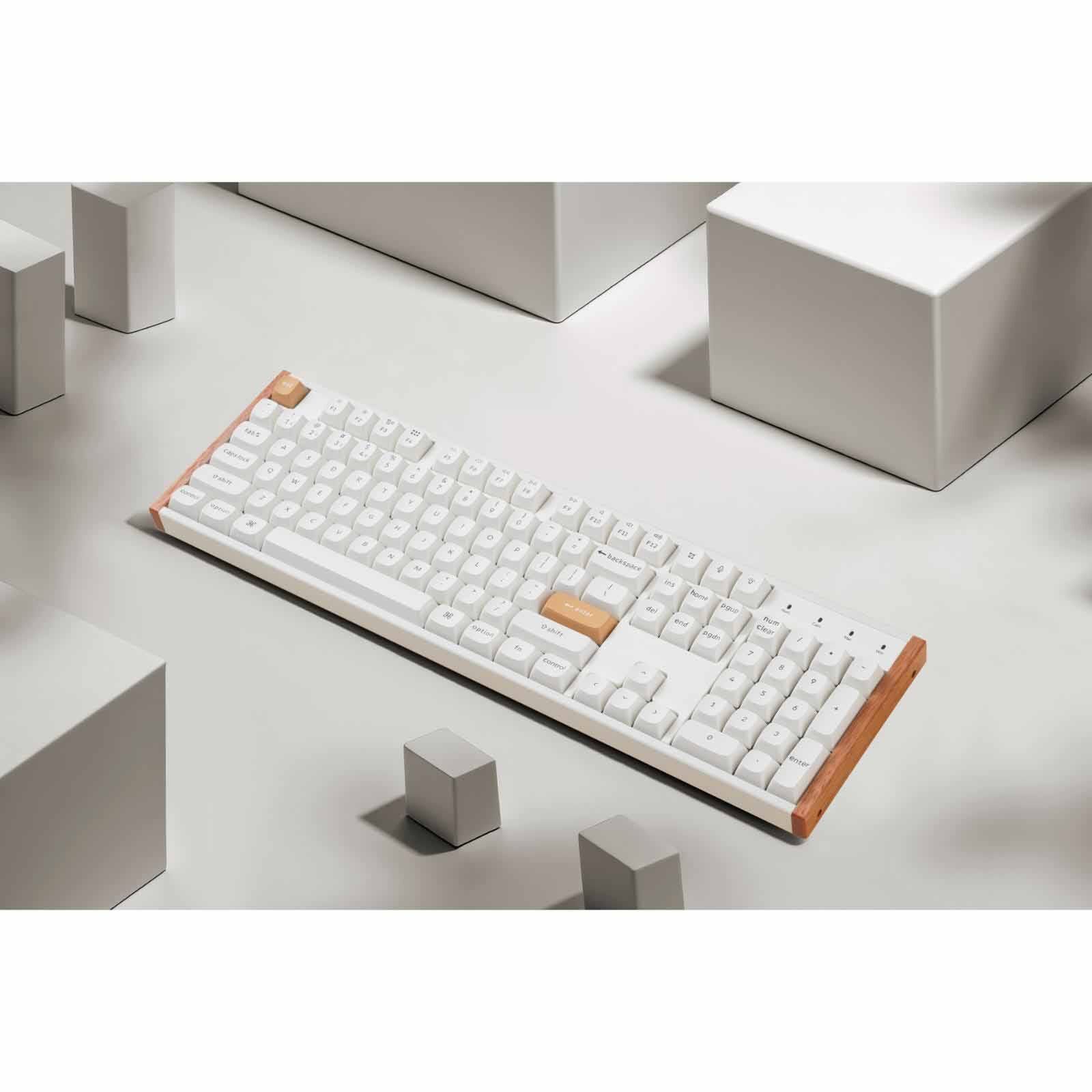 KEYCHRON K10 He Full Size 104 Key, White Full Assembled, Rgb, Hot-swap, Hall Effect Keyboard - Special Ed. KYCN-K10H-Q1-image 3