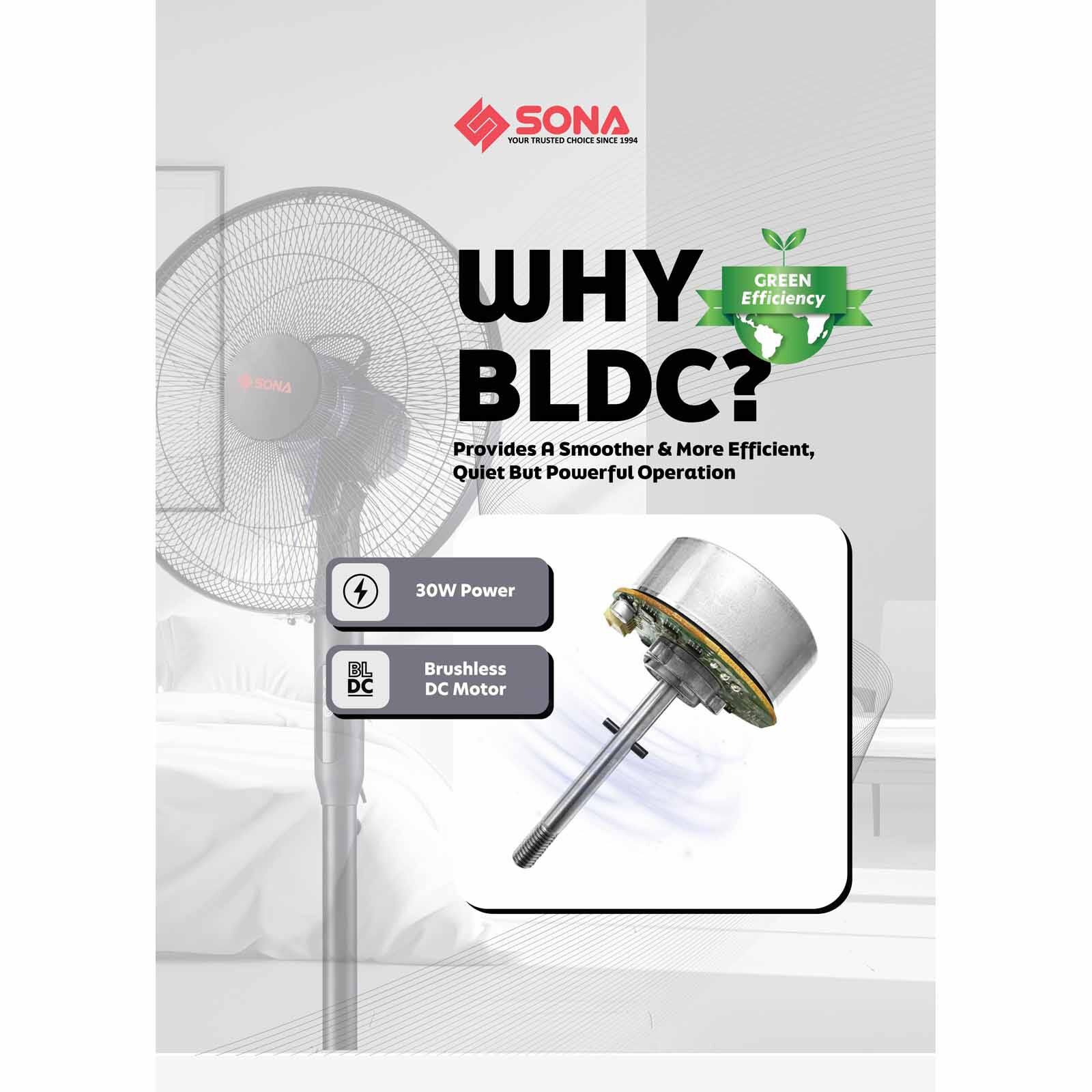 SONA 16 In 3-in-1 Dc Stand Fan With Remote Control SFS1182DC-image 6