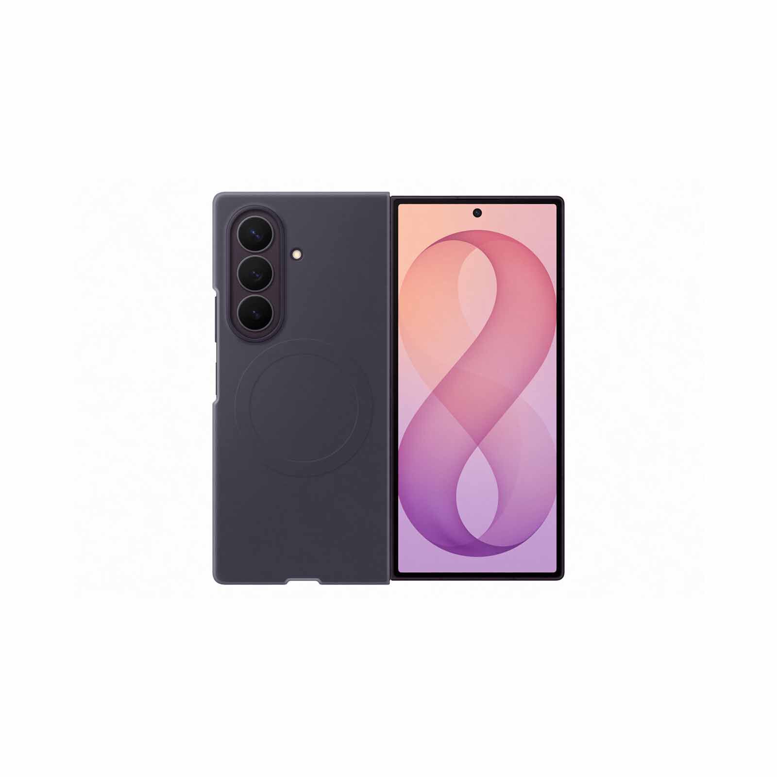 SAMSUNG Galaxy Z Fold8 Ultra Silicone Magnet Case Techno Violet EF-EF976CVEGWW-image 1