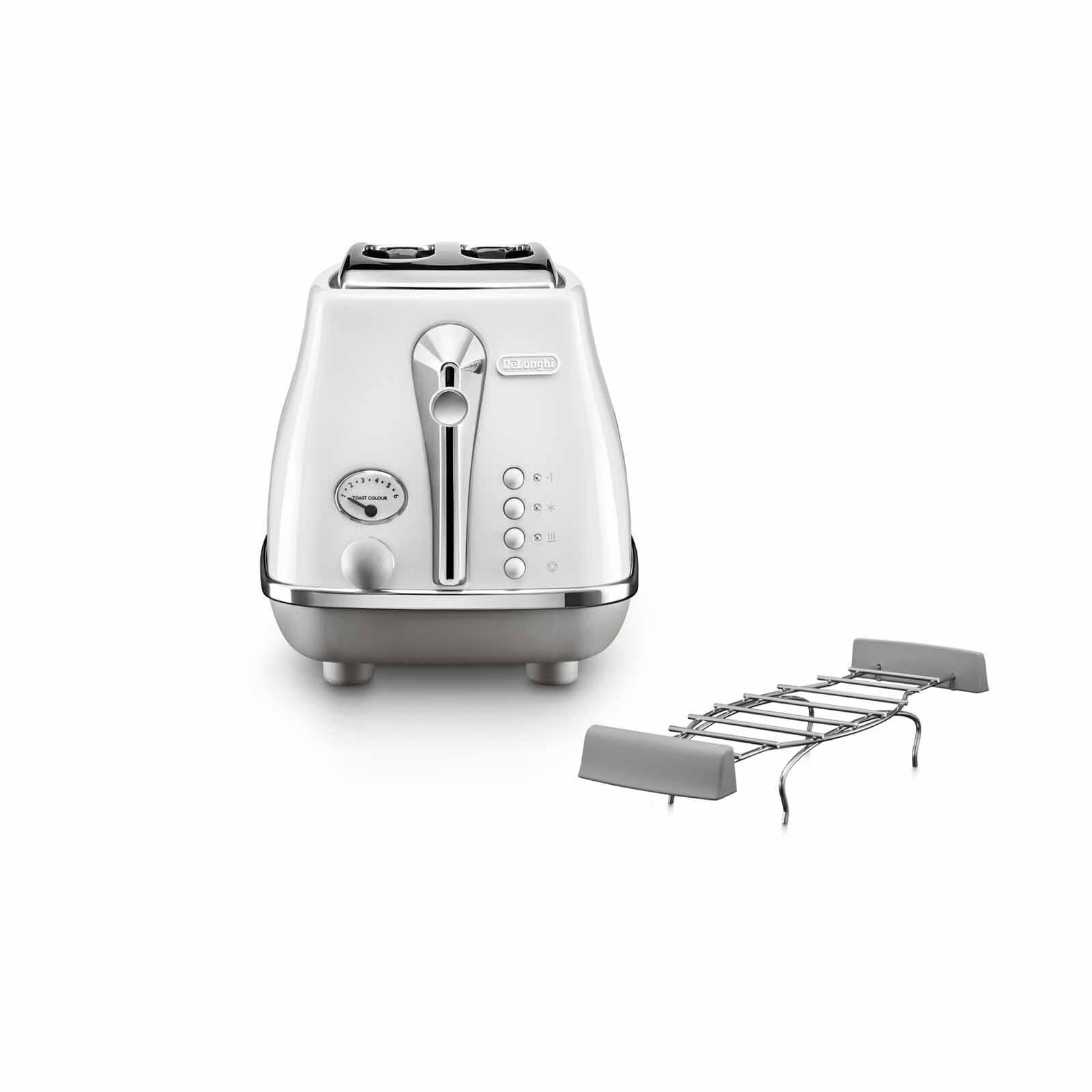 DELONGHI Icona Capitals Toaster - Sidney White CTOC2103.W-image 1
