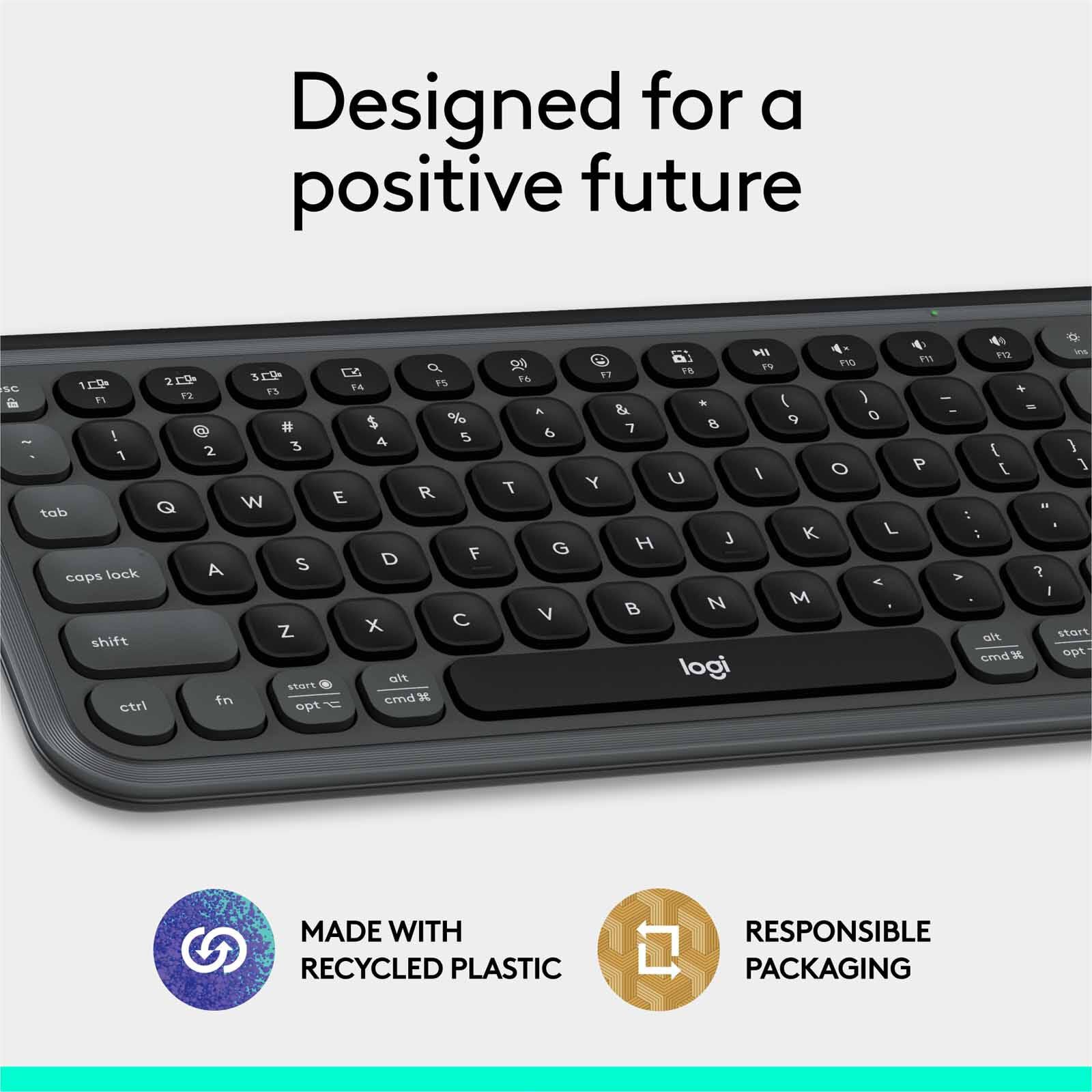 LOGITECH Pop Icon Keys Wl Kb - Graphite 920-013083-image 15