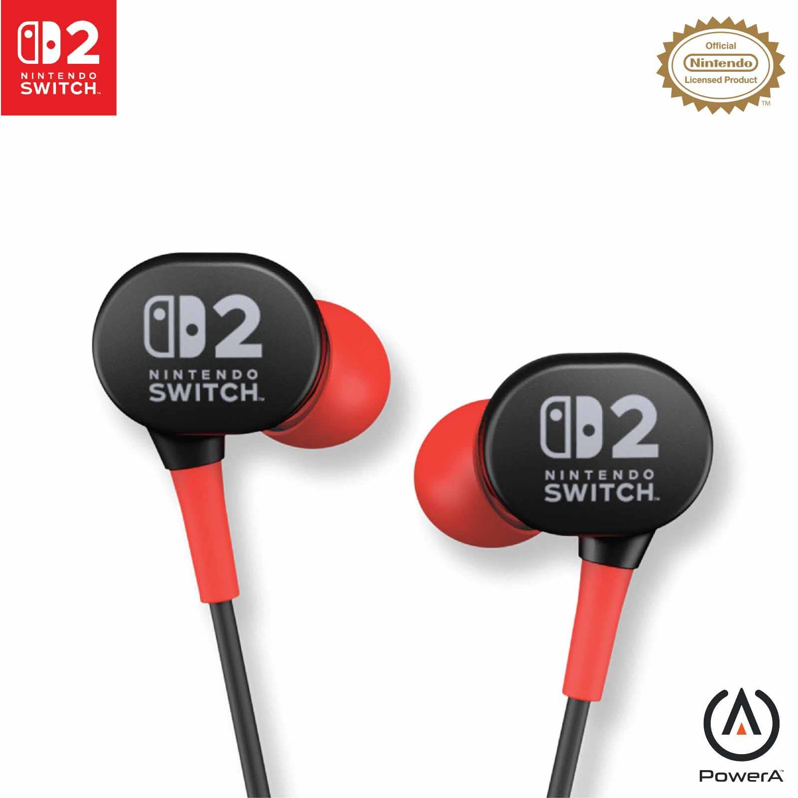 POWERA Nsw2 Wired Earbuds Black NSHS0531-01