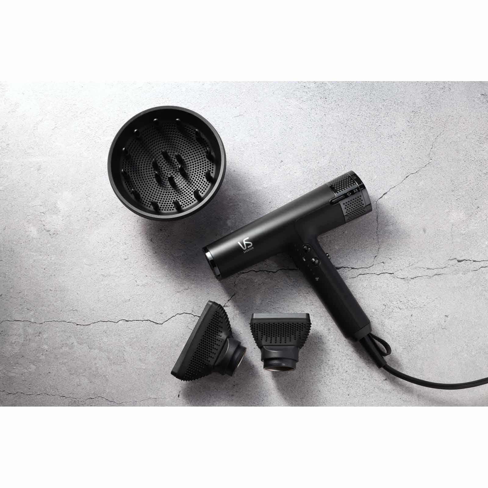 VS Ultraspeed Professional Hair Dryer (1600w) - Black VSD1887H-image 10