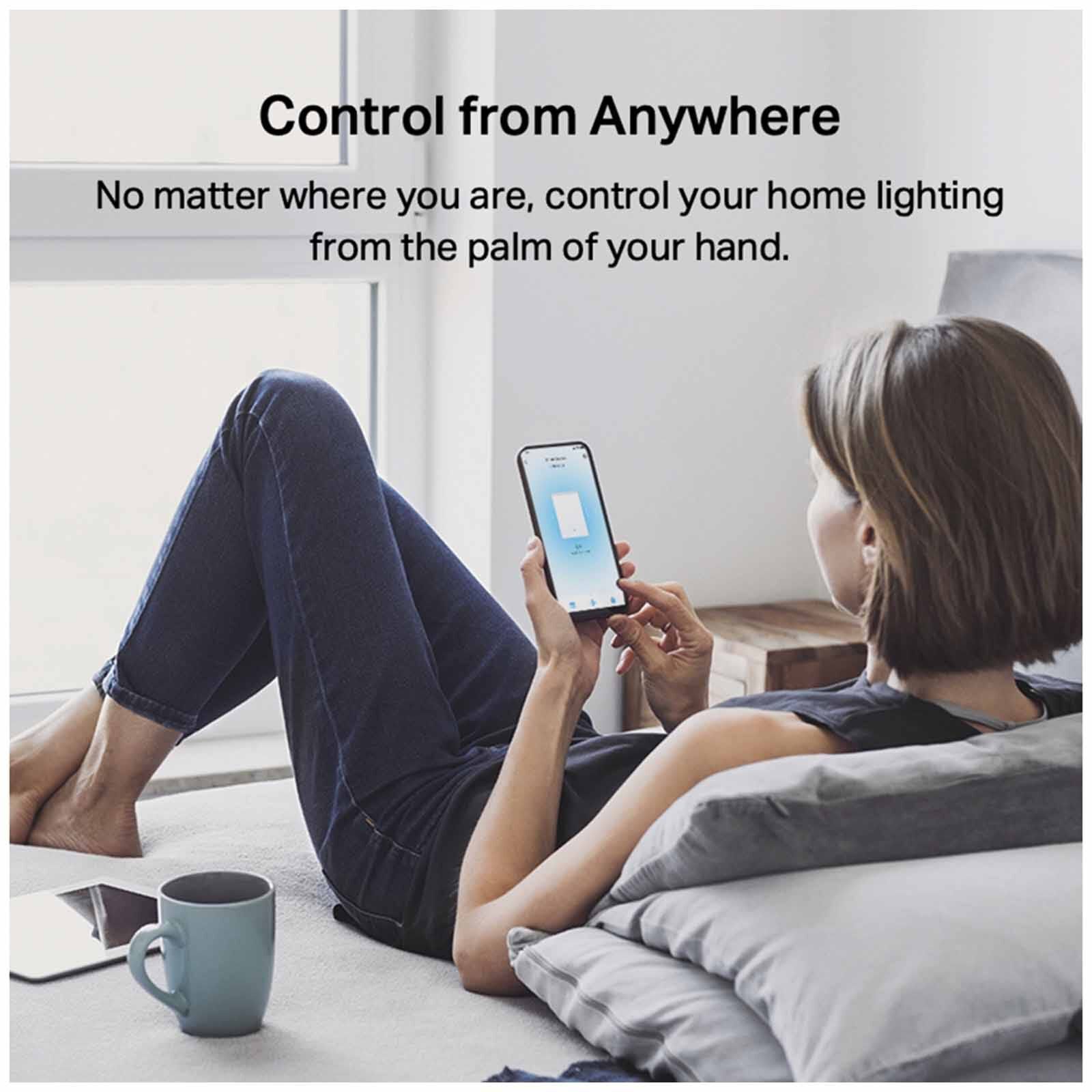 TP LINK Smart Light Switch, 2-gang 1-way TAPO S220-image 5