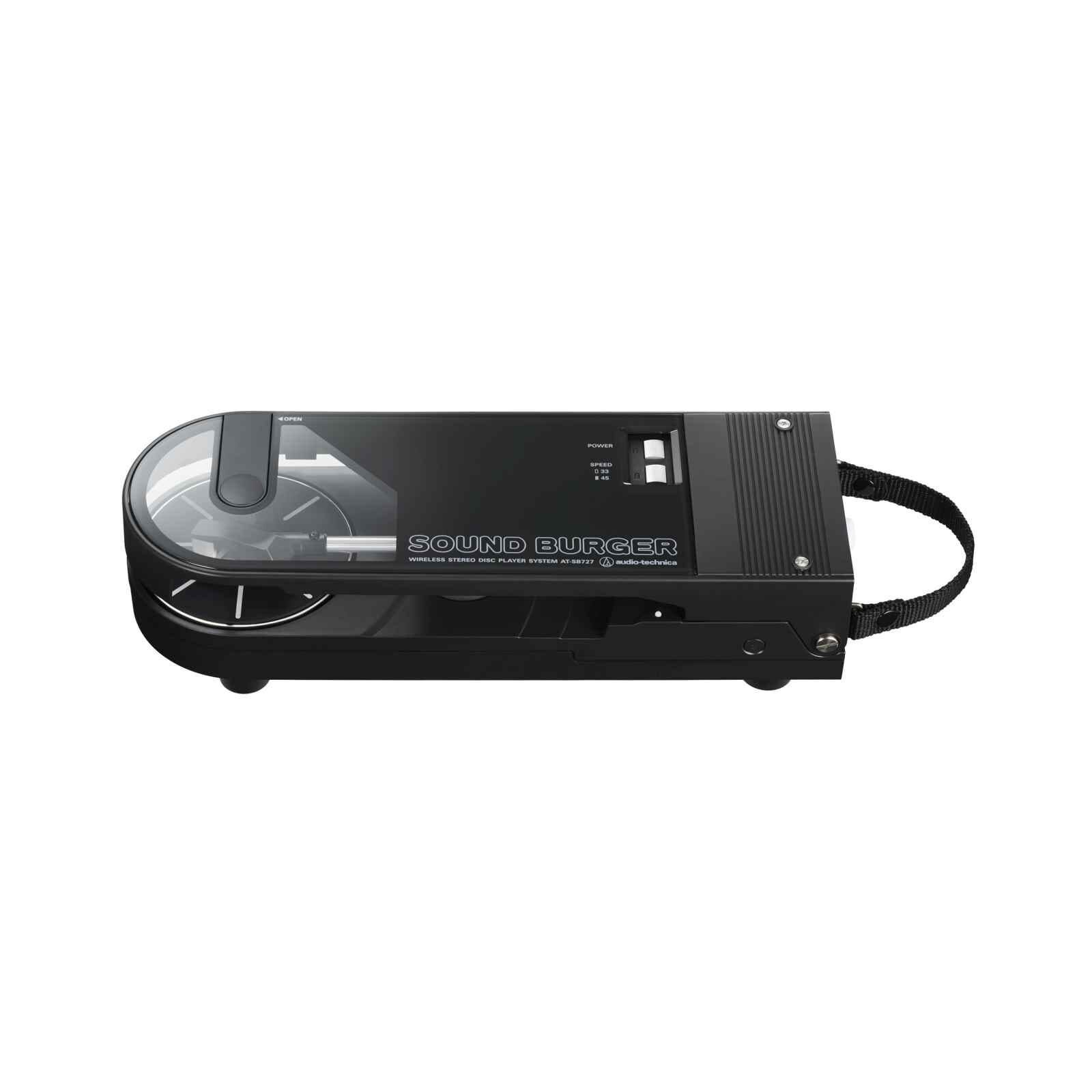 AUDIO TECH Portable Bluetooth Turntable (black) AT-SB727 BK-image 4