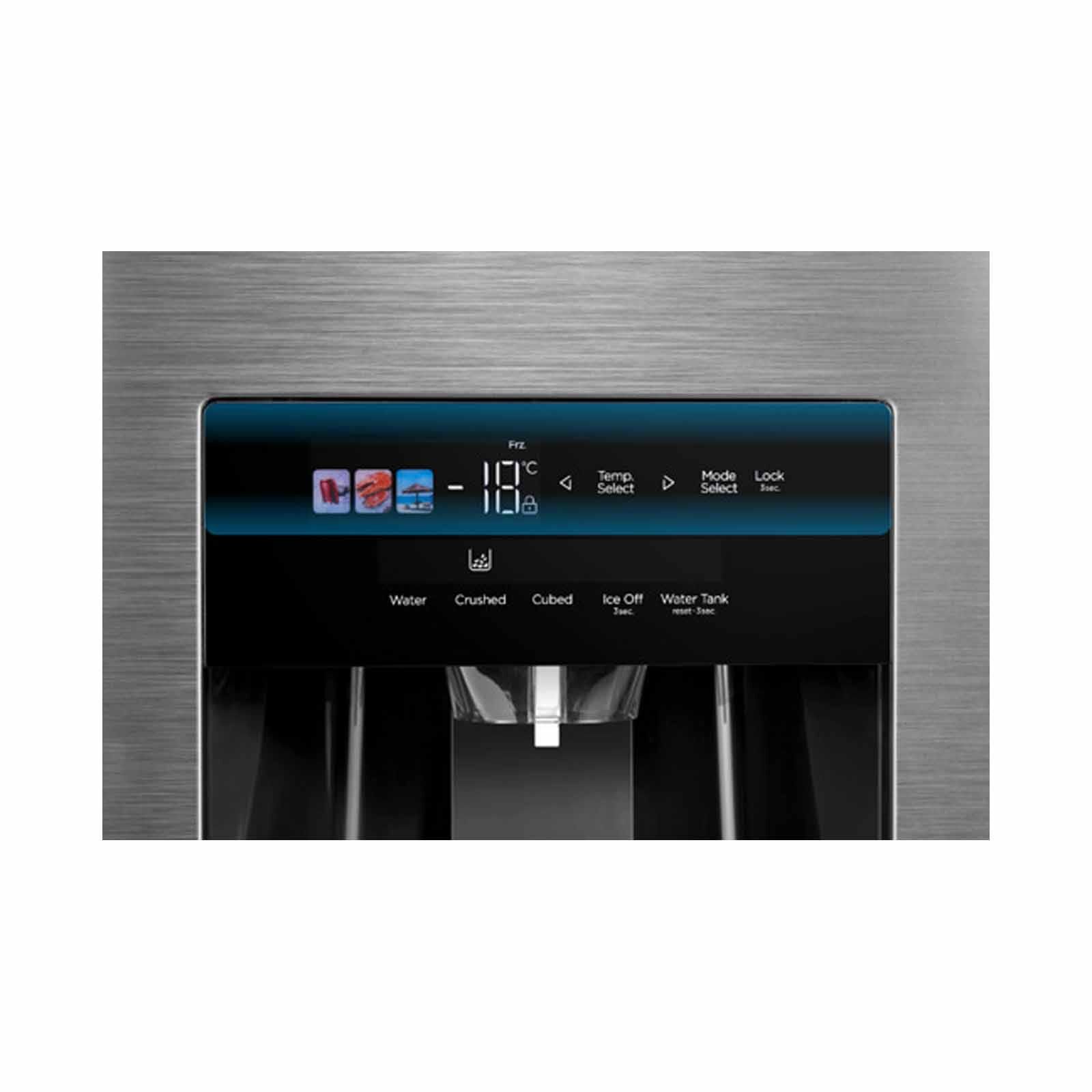 MIDEA Side By Side Door Fridge (574l) MDRS761MYC45SG-image 3
