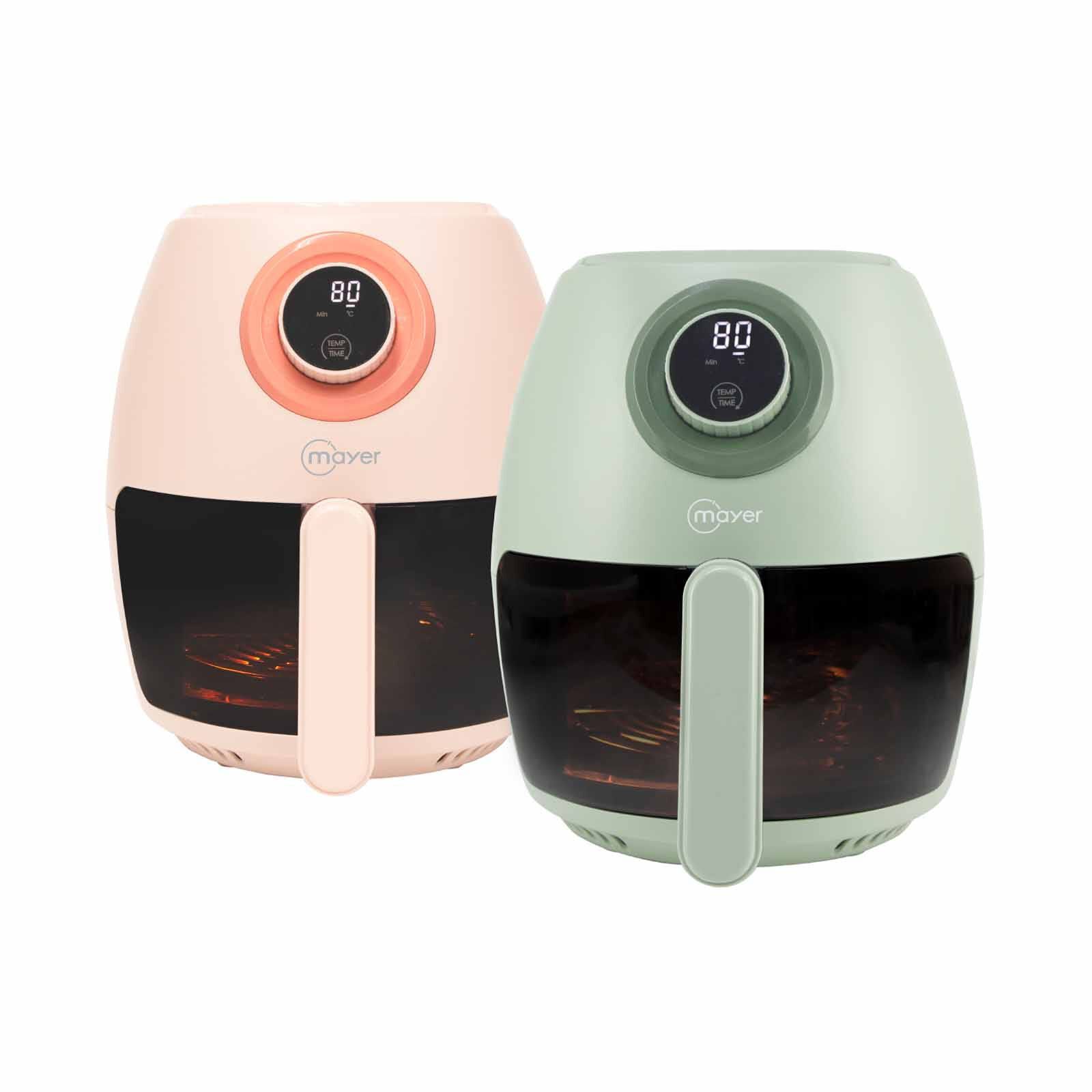 MAYER Mayer 3.5l Digital Glass Air Fryer - Pistachio MMGAF350DPT-image 3