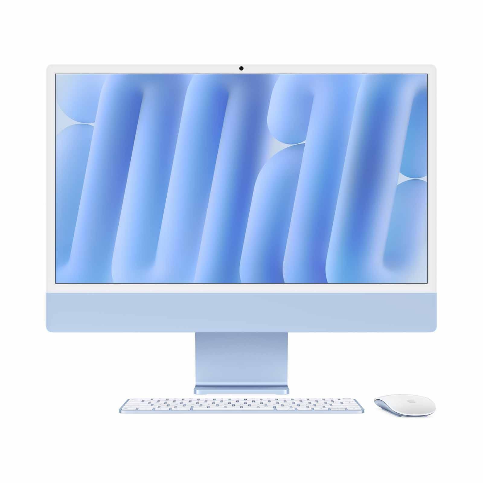 APPLE 24-inch Imac Apple M4 Chip With 10-core Cpu And 10-core Gpu, 16gb, 512gb Ssd - Blue MWV33ZP/A-image 1