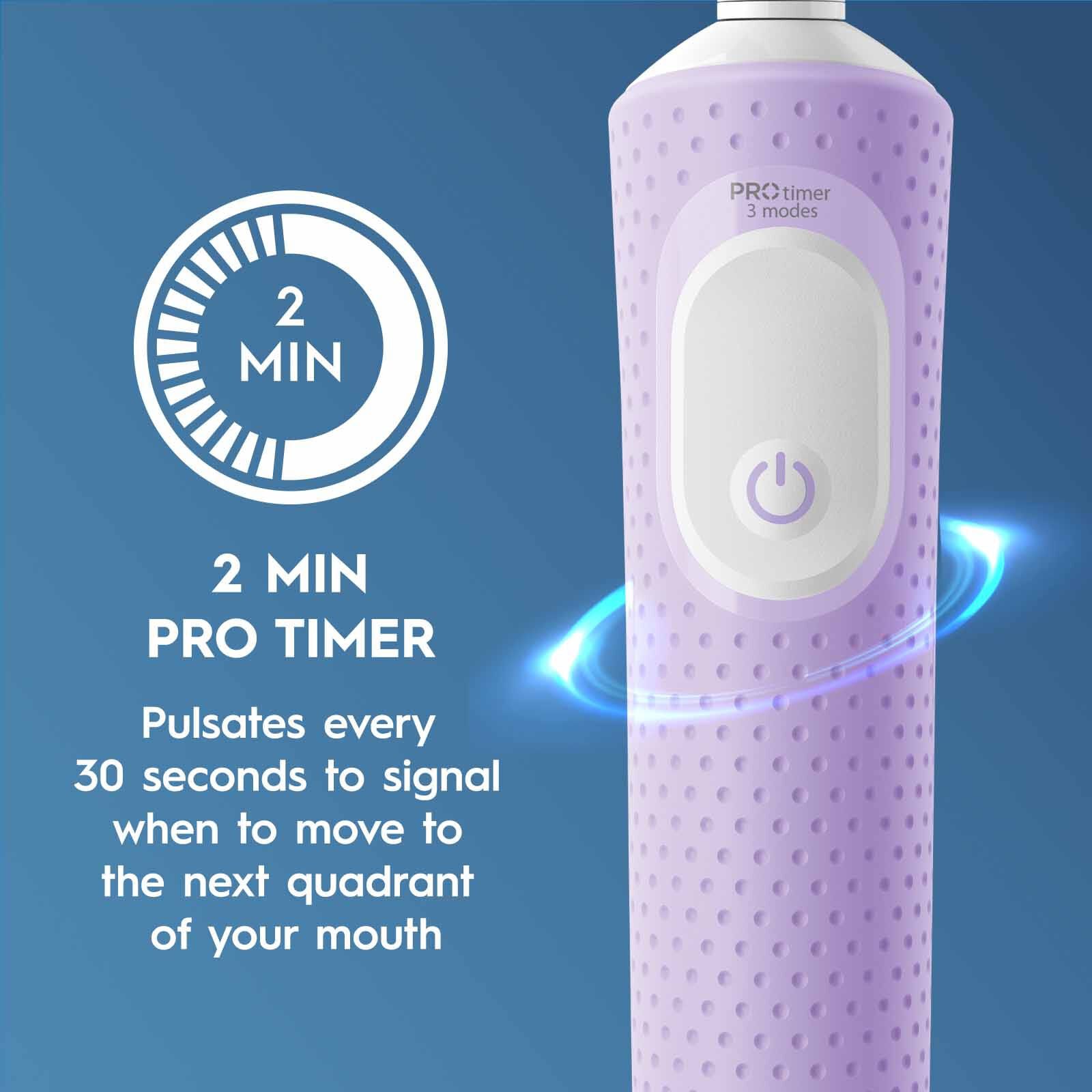 ORAL-B Vitality Pro (deep Clean) Lilac D103.413.3 - LILAC-image 4