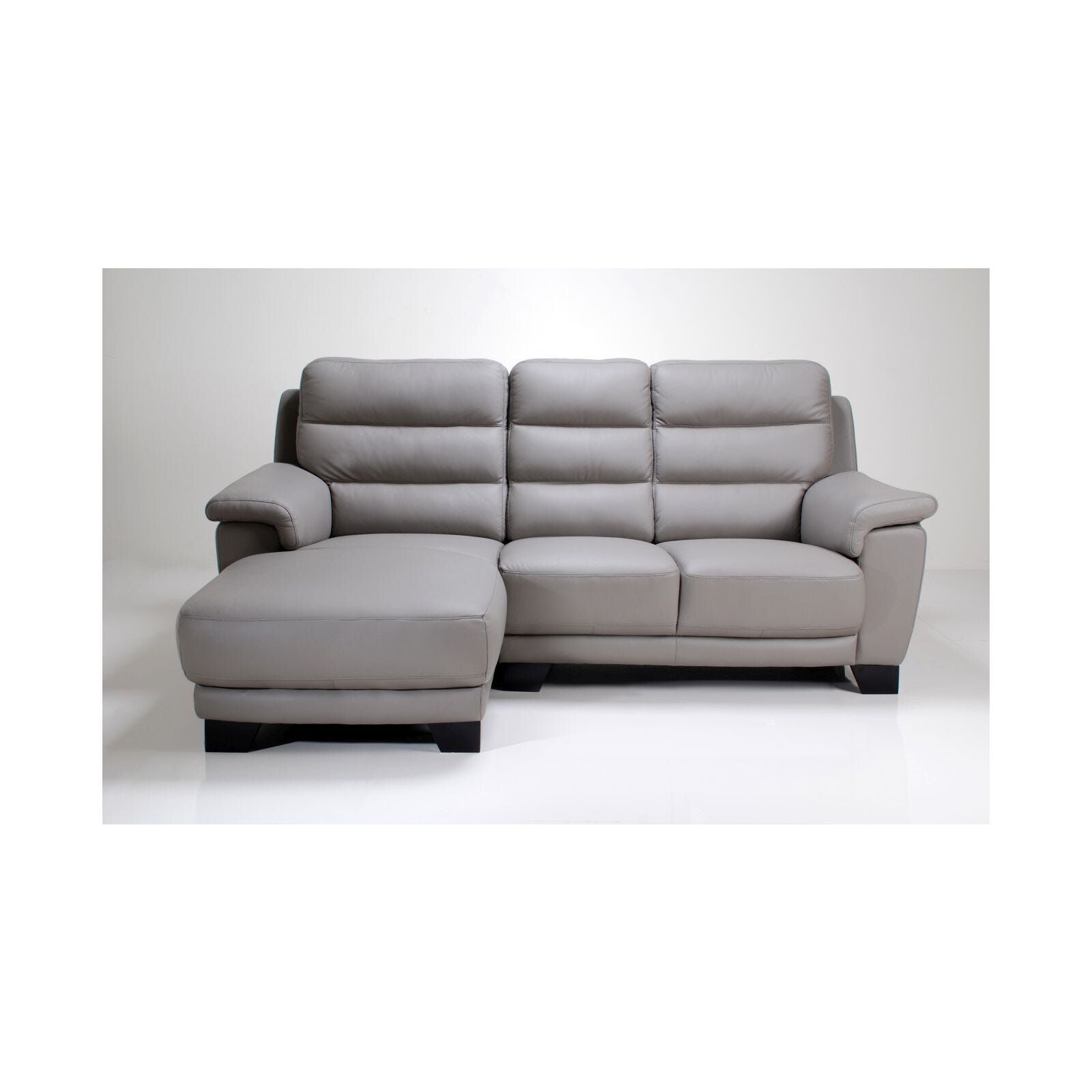 LORENZO L Shaped-2s (hl) Left Mto Half Leather Sofa NAOMI-image 1