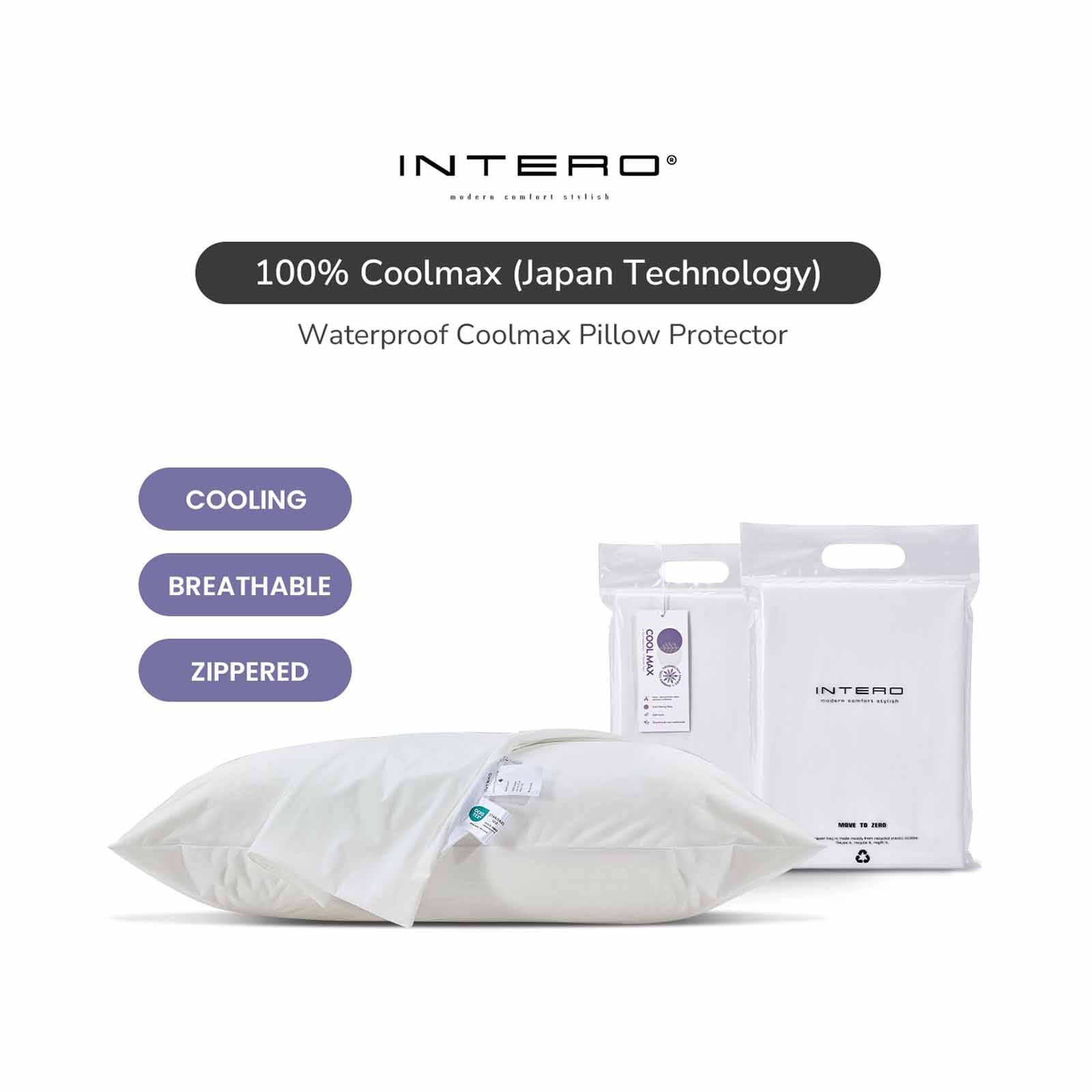 INTERO Intero I Shield Guard I Water Proof Coolmax I Pillow Case ( 1 Pcs ) (oe) 7425 I SHIELD GUARD I PILLOW 1PCS-image 1