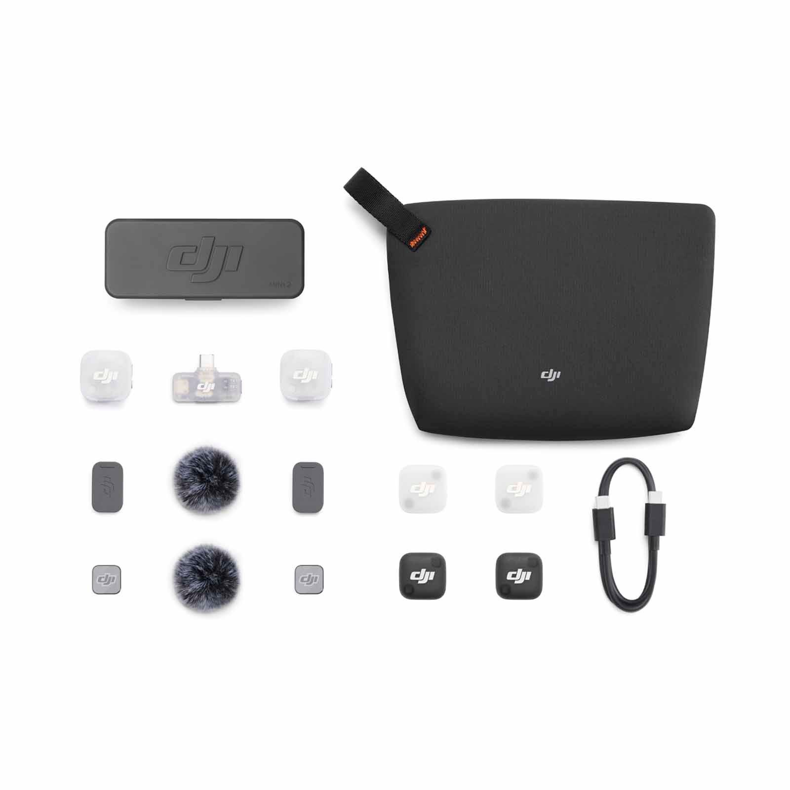 DJI Mic Mini 2 (2 Tx + 1 Mobile Rx + Charging Case) MIC MINI 2 (2 TX + 1 MOBILE RX + CHARGING CASE)-image 1