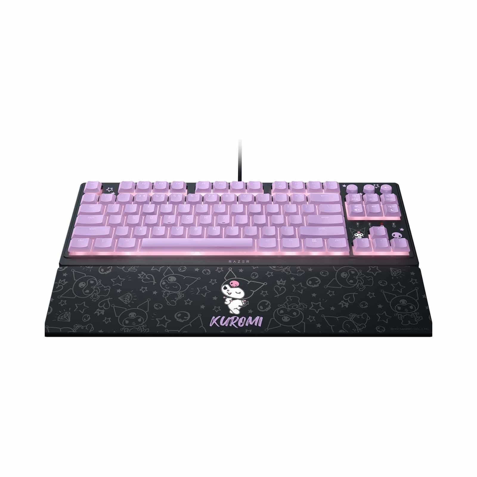 RAZER Ornata V3 Tenkeyless - Low Profile Gaming Keyboard - Us Layout - Kuromi Edition - Frml Packaging RZ03-04882000-R3M1-image 2