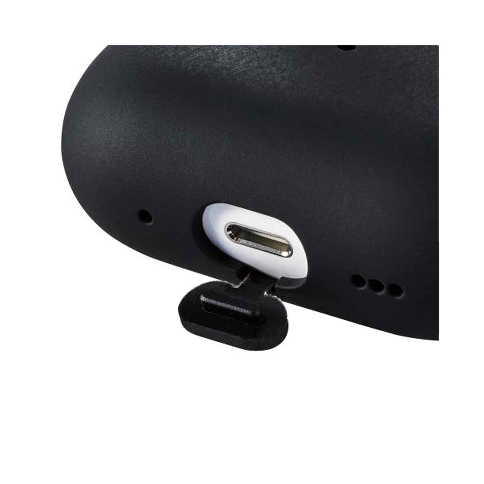 ELECOM Airpods Pro Gen2 Silicone Case Black AVA-AP4SCBK-image 3