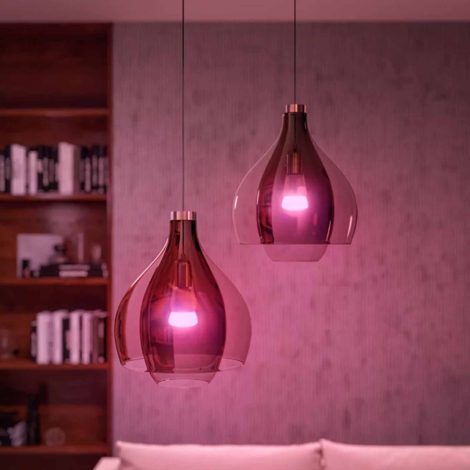 PHILIPS HU White And Color Ambiance A60 E27 Smart Bulb - 1100 929003853514-image 9