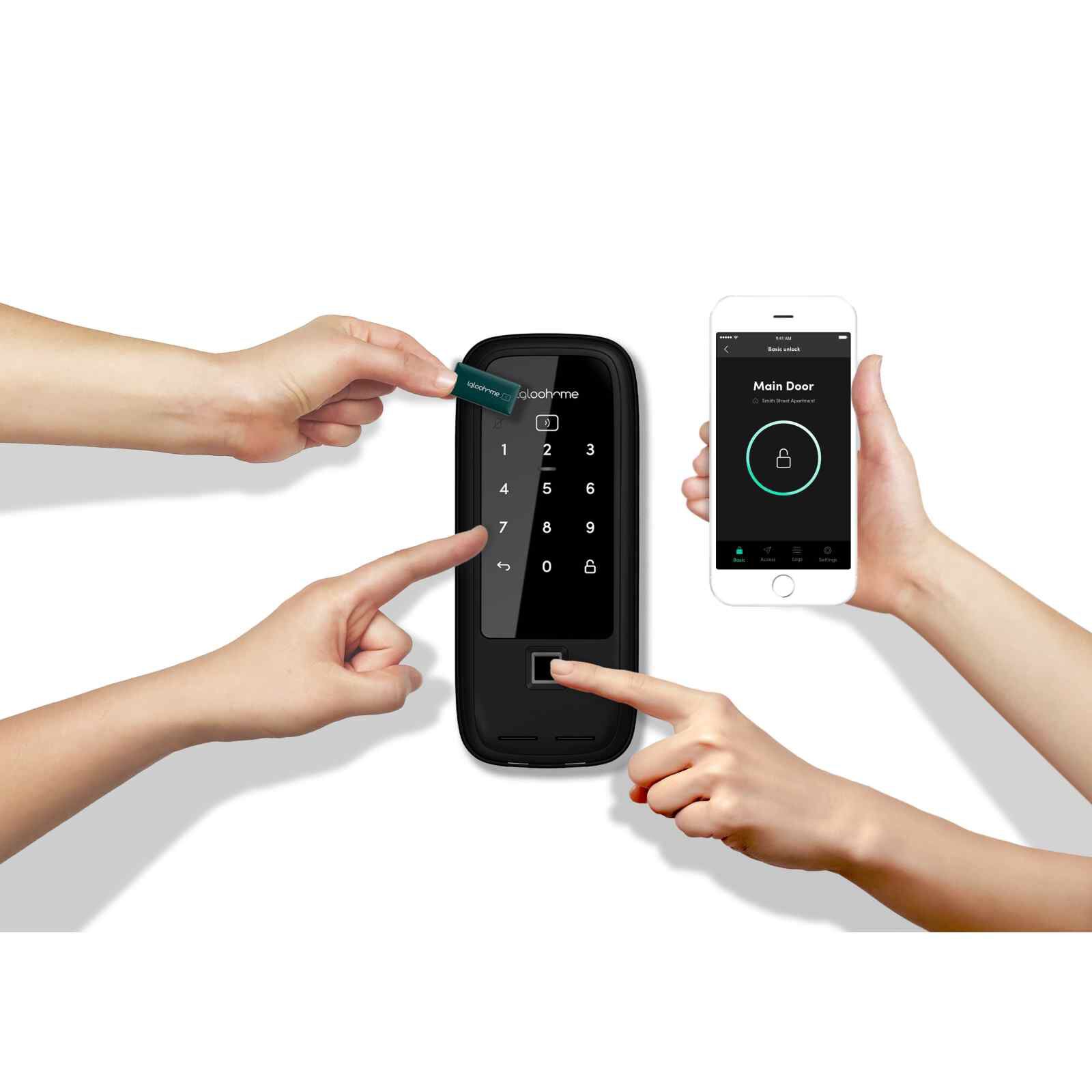 IGLOOHOME Gate & Door Combo 6 RM2F (GATE) + IGM3 (SMART MORTISE 2)-image 4