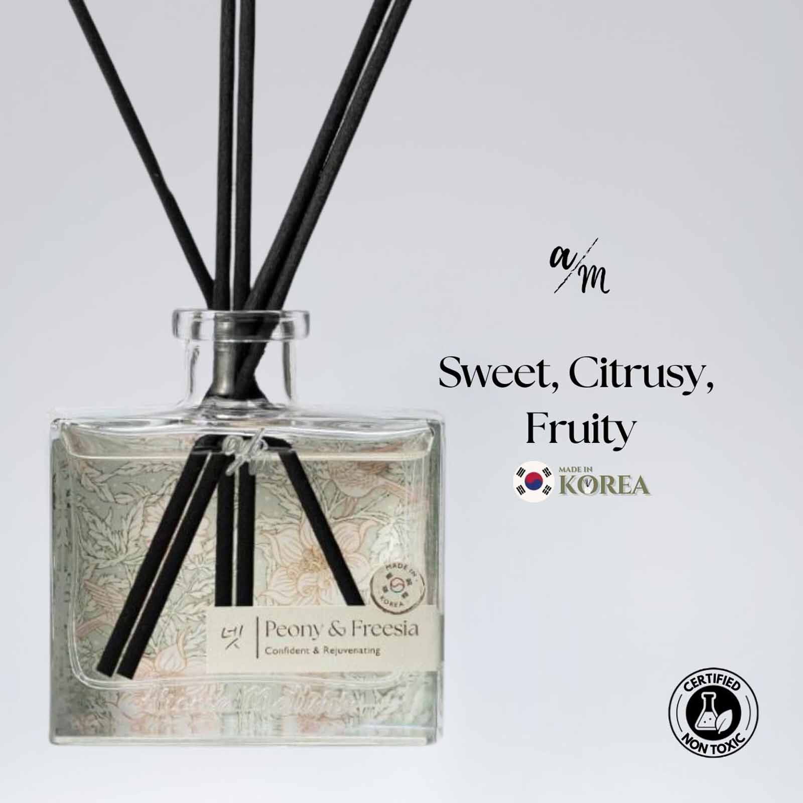 AROMA MATT Peony & Freesia Reed Diffuser 8.45 Fl.oz (250ml) BOTTLE250-PEONY FREESIA-image 1