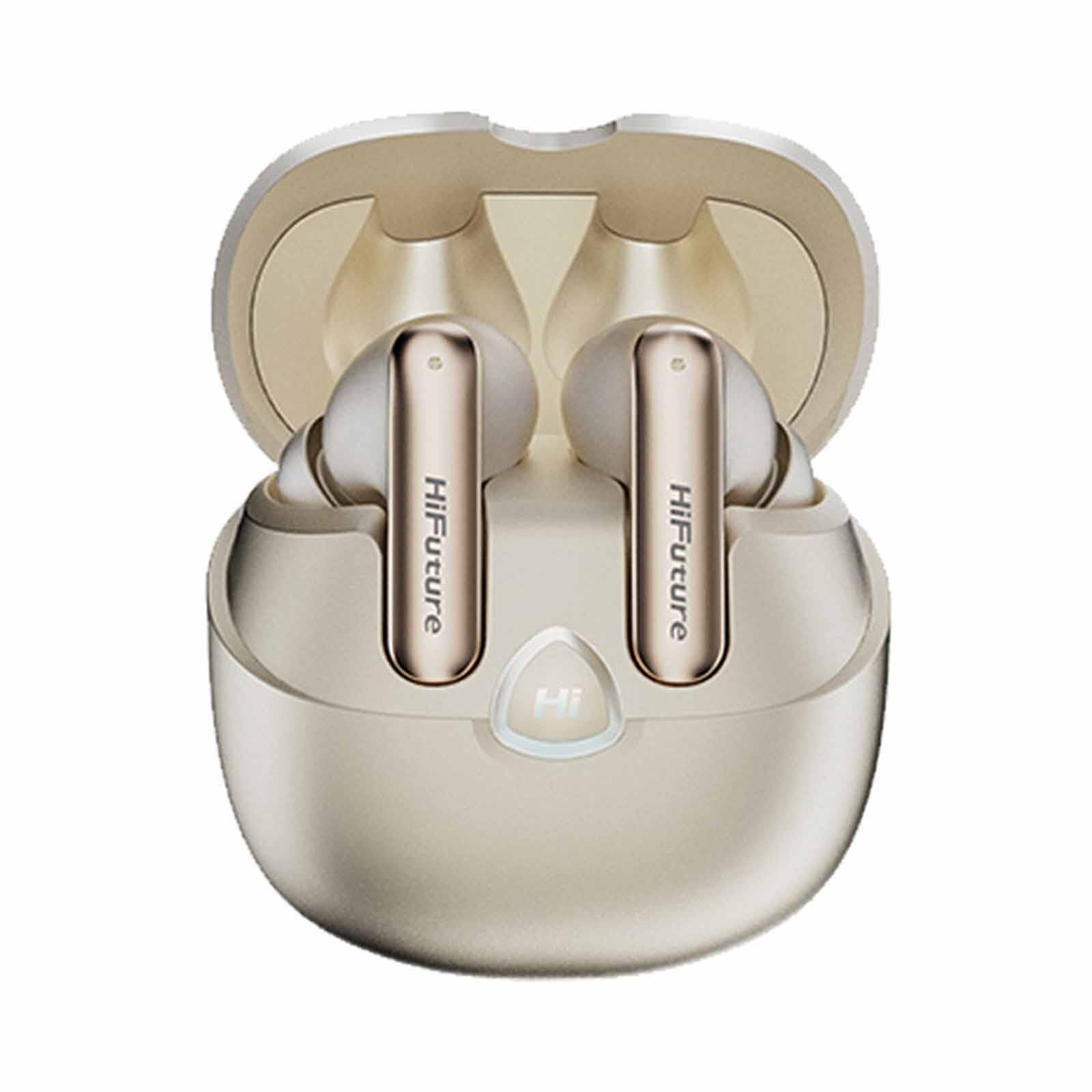 HIFUTURE Sonicair - Gold Tws Earbuds With 4mircophones Enc HESAGL