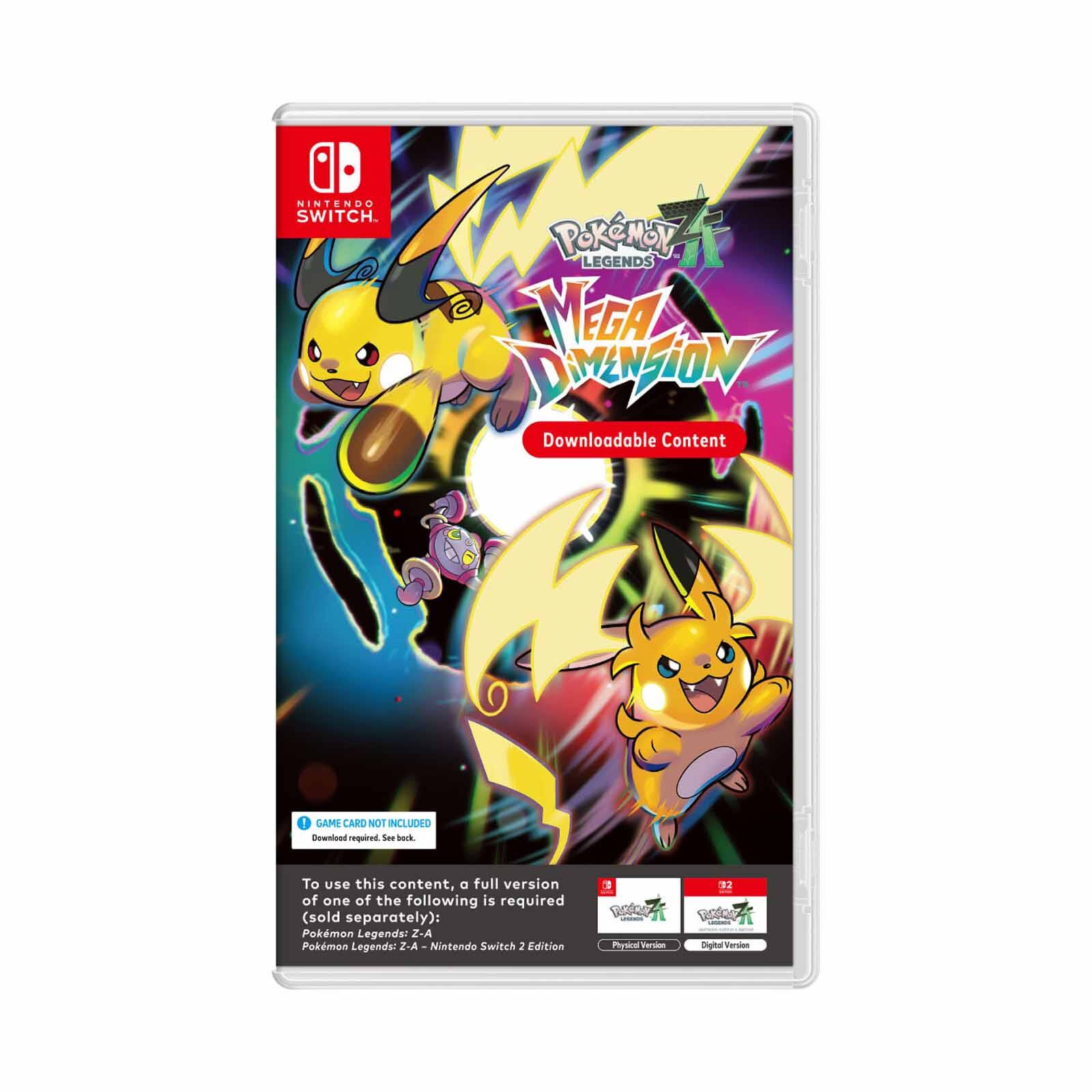 NINTENDO Pokemon Legends: Z-a Mega Dimension Dl Code In Box NTD-HAC-J-ALZLA024-SEA-image 1
