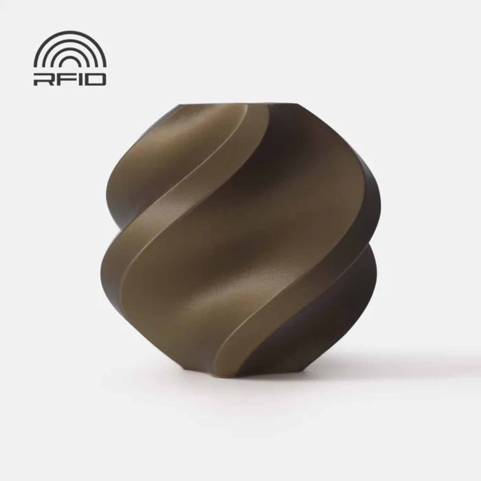BAMBU LAB Pla Basic - Bronze - With Reusable Spool BAM-A00-Y3-1.75-1000-SPL