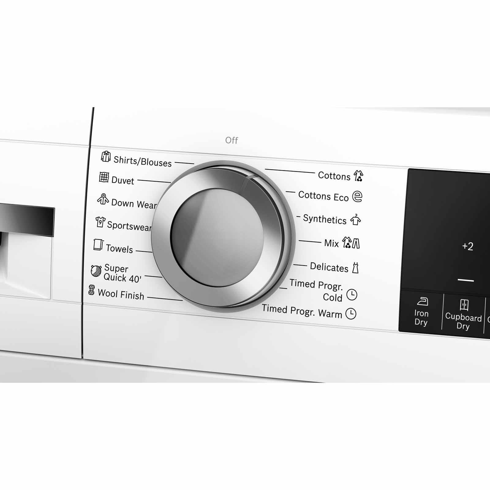 BOSCH Heat Pump Dryer (10kg) - White WQG25302SG-image 3