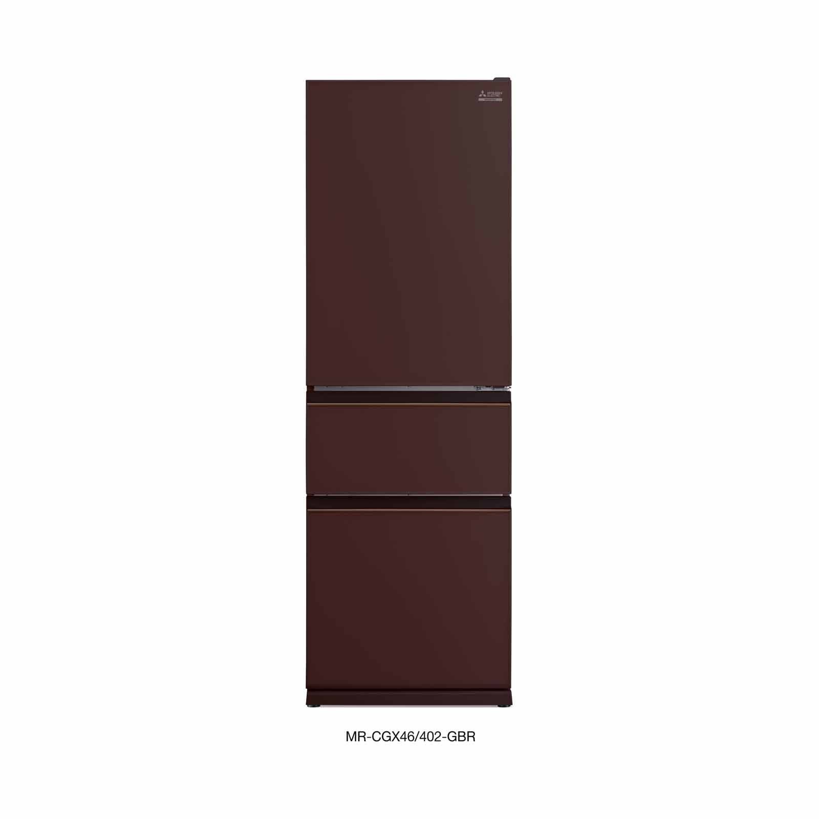 MITSUBISHI 3 Door Refrigerator (361l) Glass Brown MR-CGX46EX-GBR-P-image 1