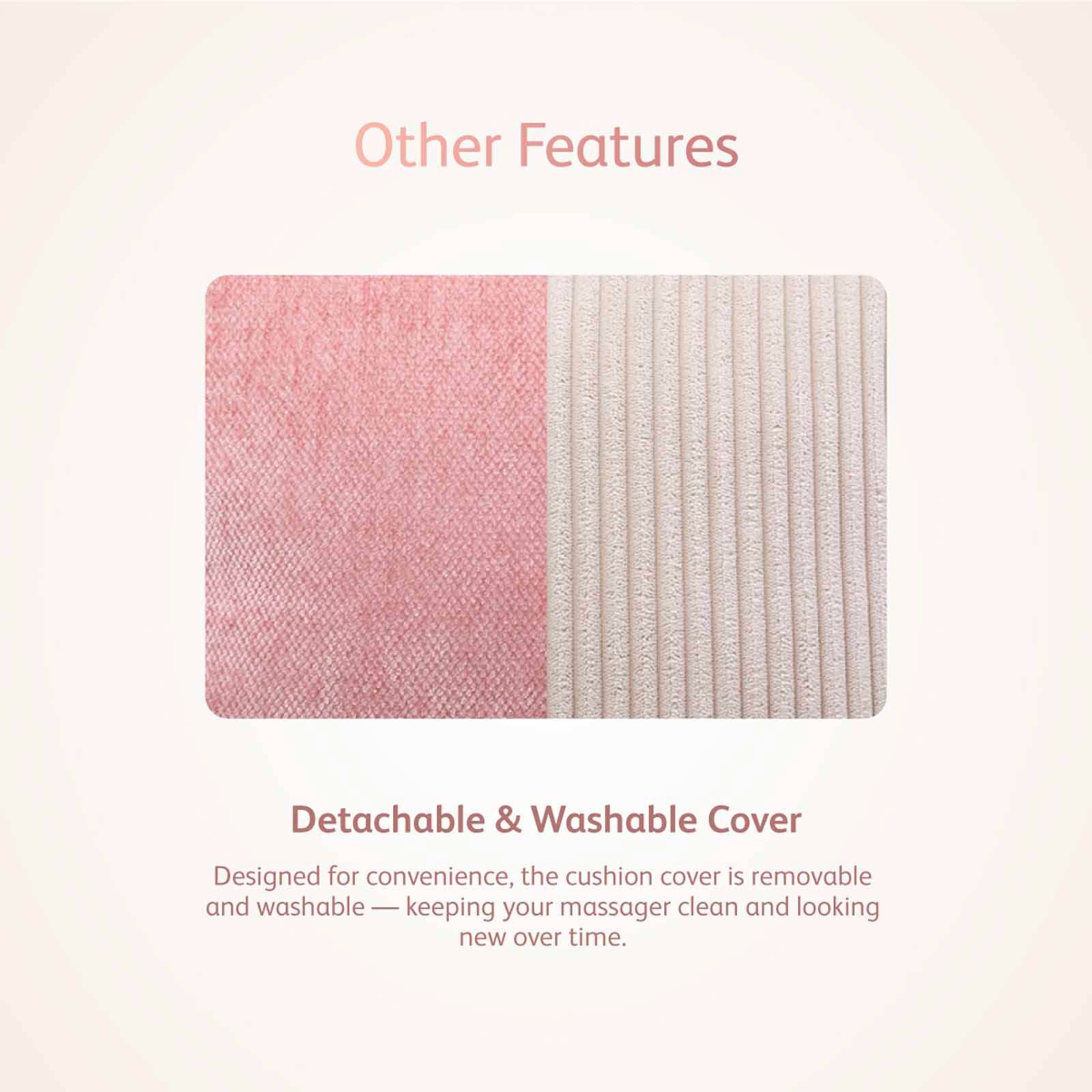 OSIM Ucozy Cushion (pink & Cream) Multi-functional Massage Cushion (bundle Of 2) OS-2252P + OS-2252B-image 6