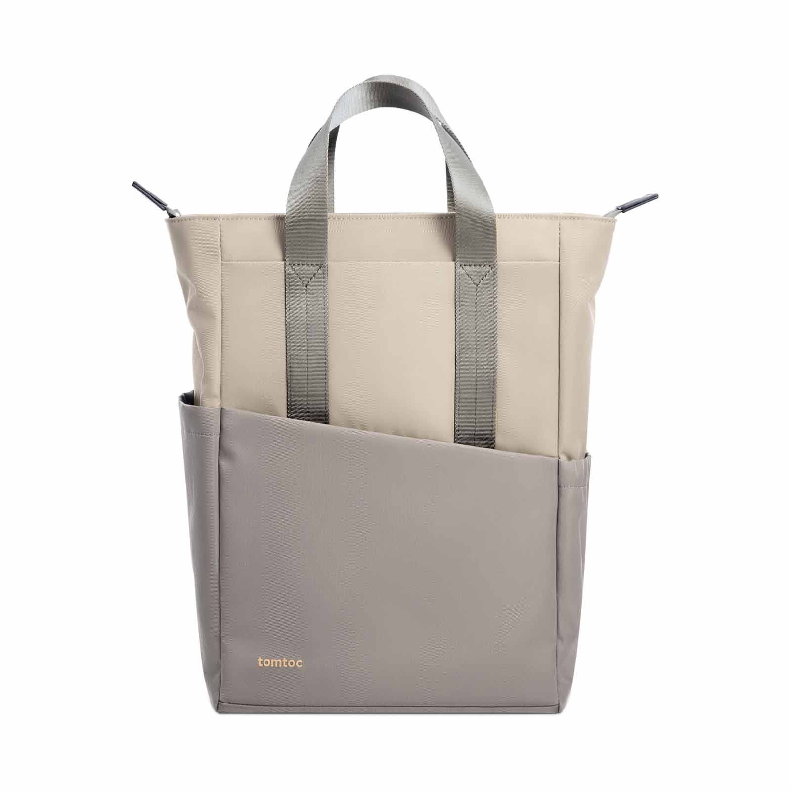 TOMTOC Slash T63 Laptop Backpack - Moon Gray (a63c1g1) T63M1G1-image 1
