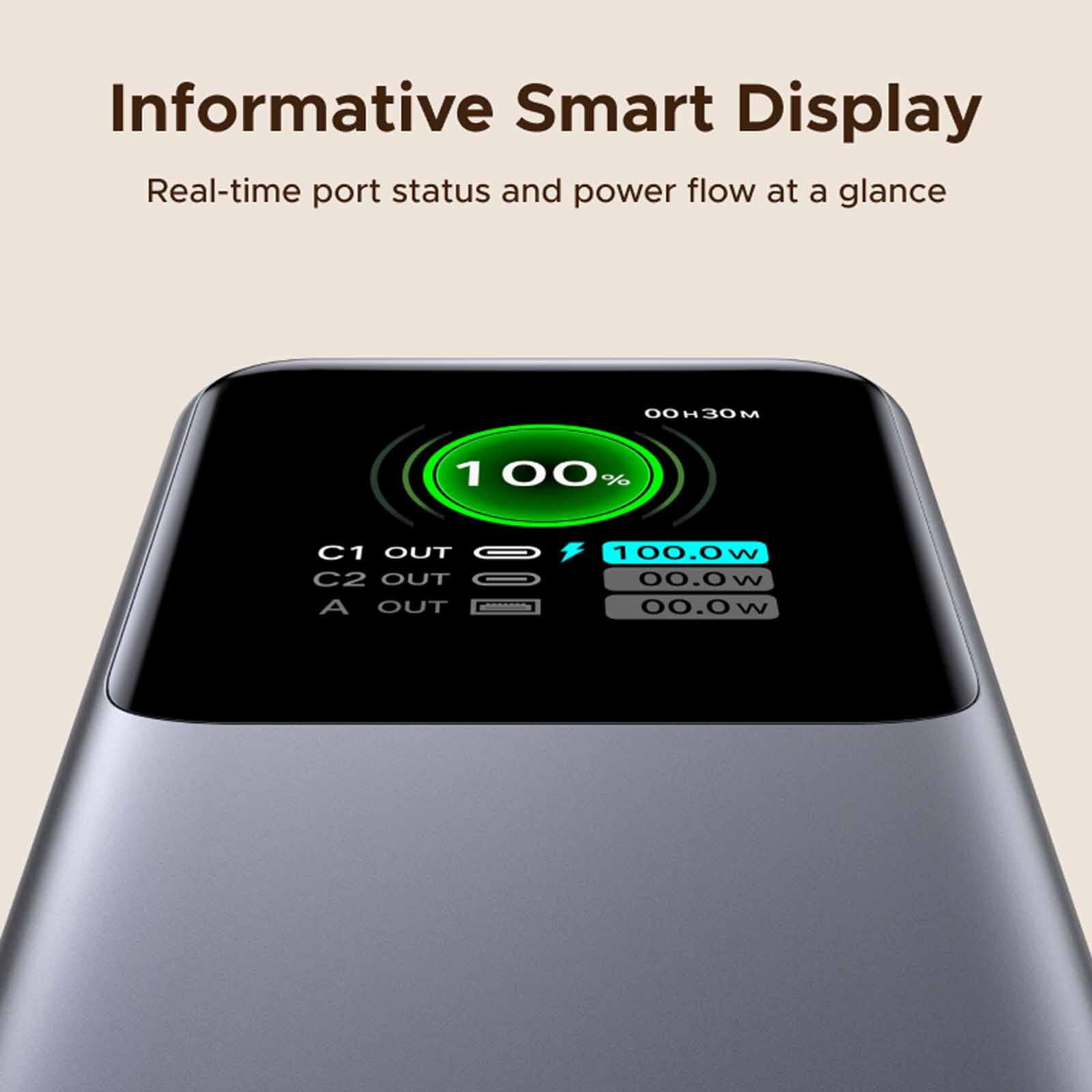 UGREEN 20000mah 165w Pd Powerbank With Retractable Cable And Ccc 95670B-image 4