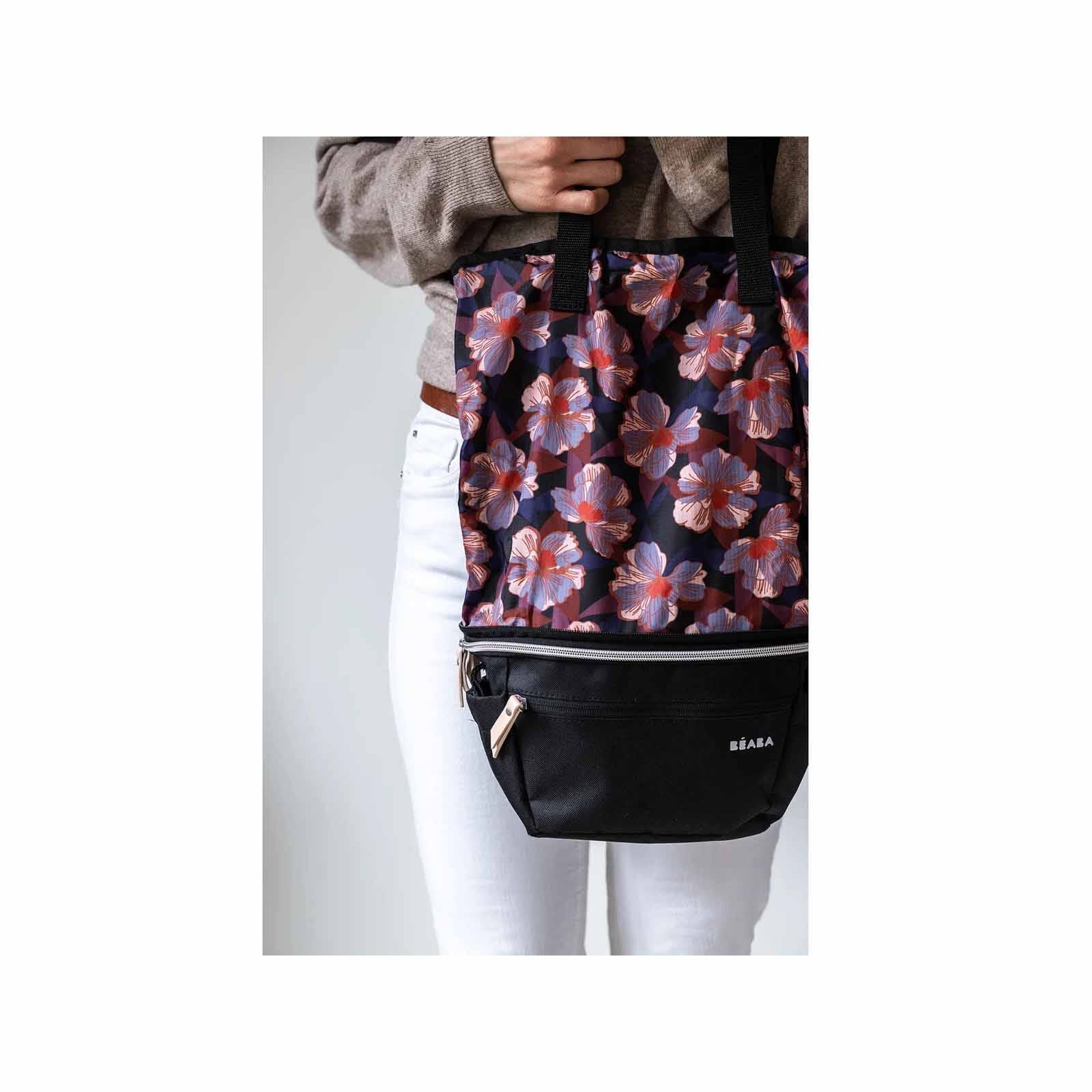 BEABA Expendable Stroller Organizer Bag - Black & Lilys (online) BIARRITZ-image 3