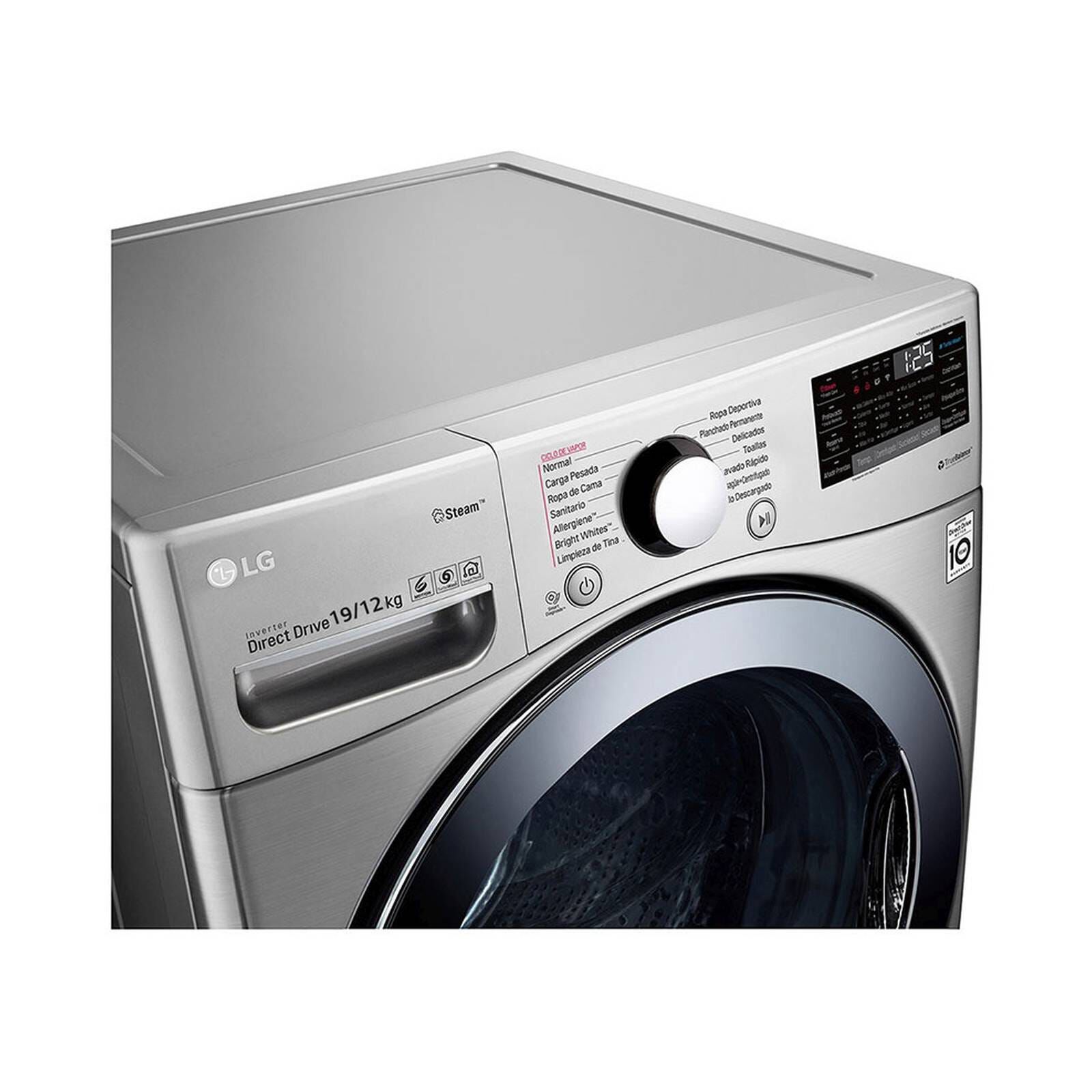 LG Front Load Washer And Dryer (19/12kg) F2719RVTV-image 4