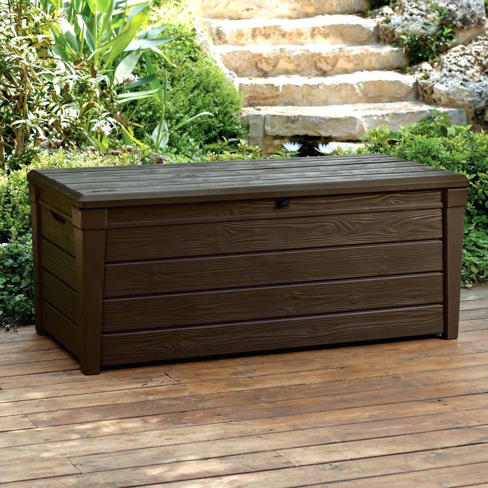 KETER Brightwood Storage Box Brown D-KT-35-4454-image 2