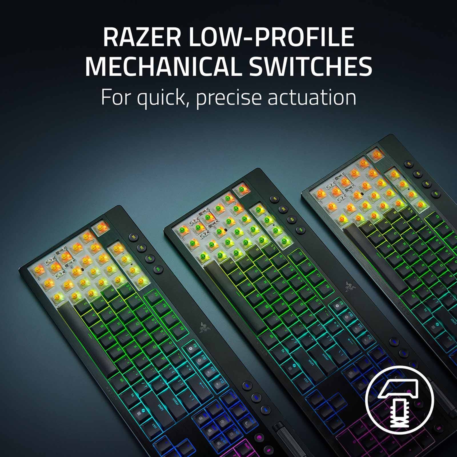 RAZER Blackwidow V4 Low-profile Hyperspeed (orange Tactile Switch) - Us Layout - Frml RZ03-05270800-R3M1-image 4