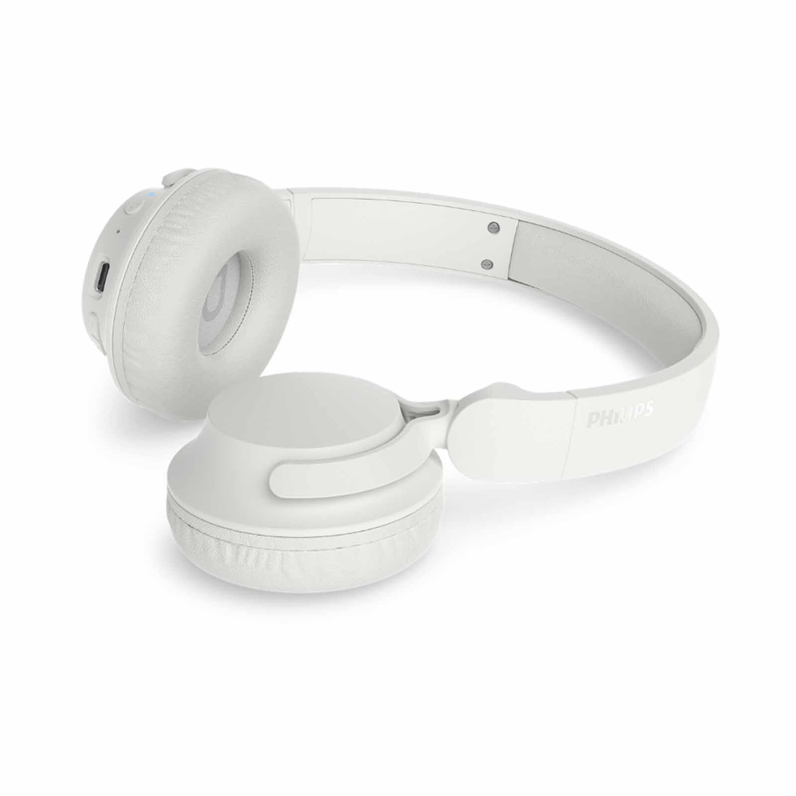 PHILIPS Wireless On-ear, 32mm Driver, Anc, Bt6.0, 70h, Ipx4 Splash TAH4500WT/97-image 9