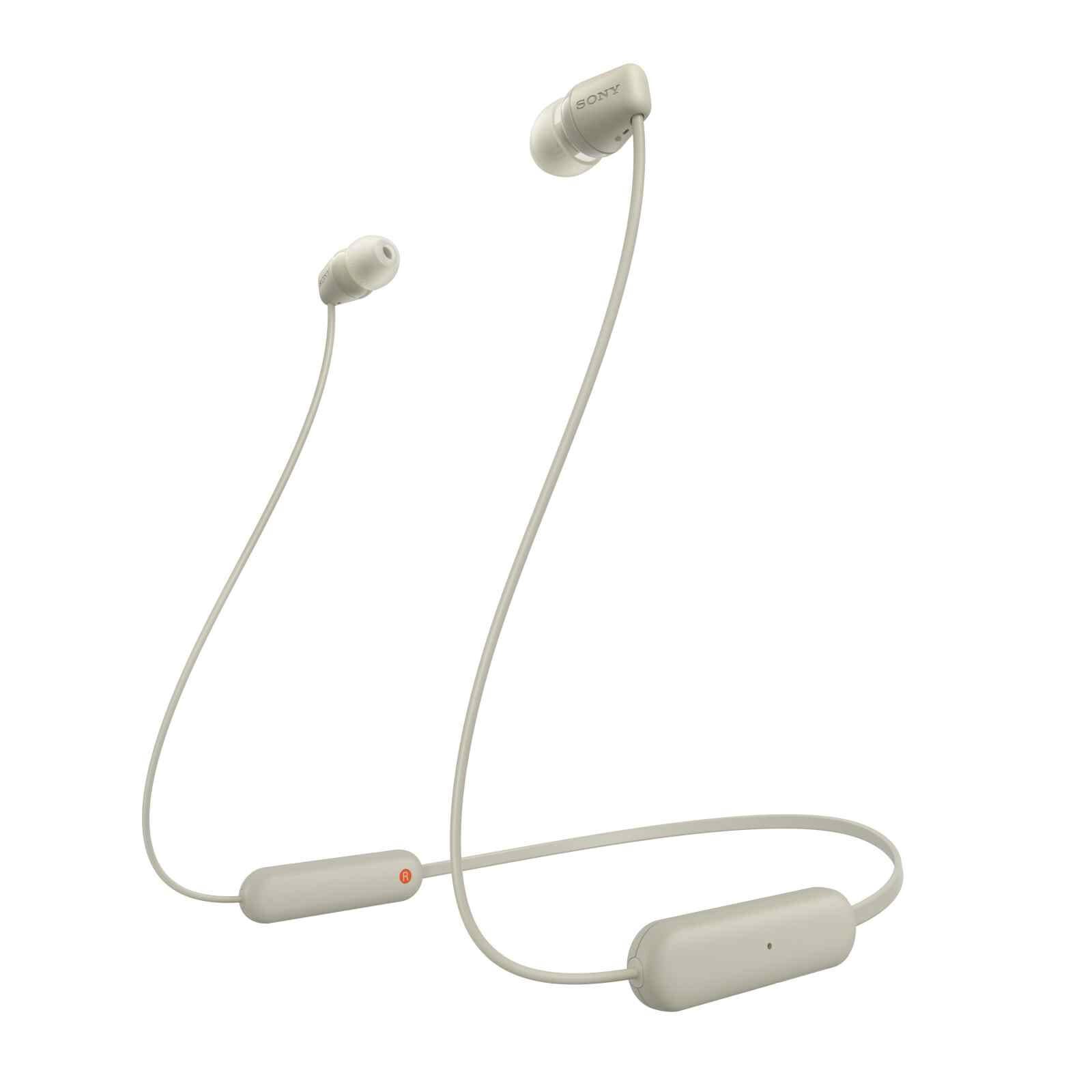 SONY Wireless In-ear Headphones (cream) WI-C100/CZE-image 2
