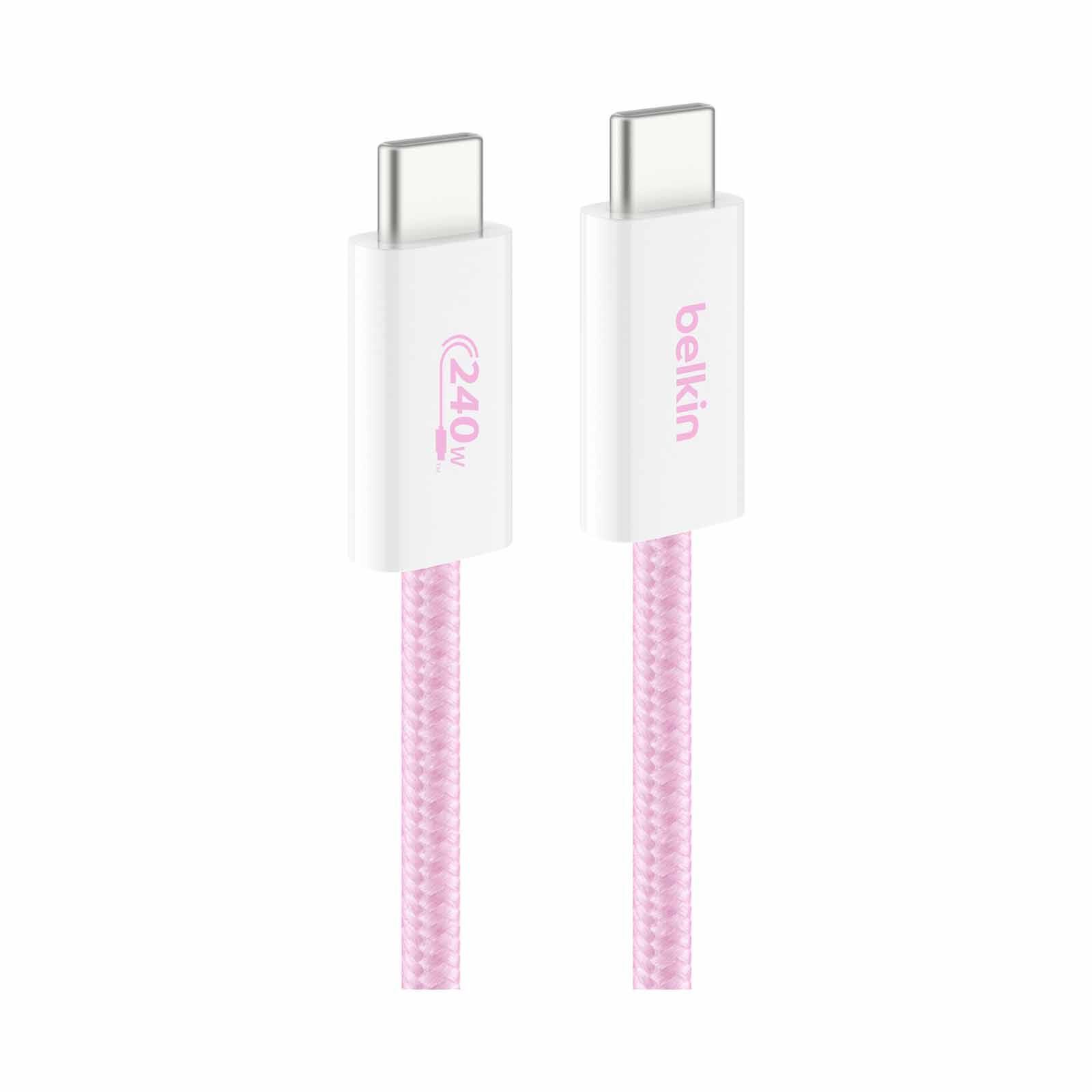 BELKIN 240watt Usb-c To C Cable 1.5m 2pack Pnk CAB019QC05PK2PK-image 5