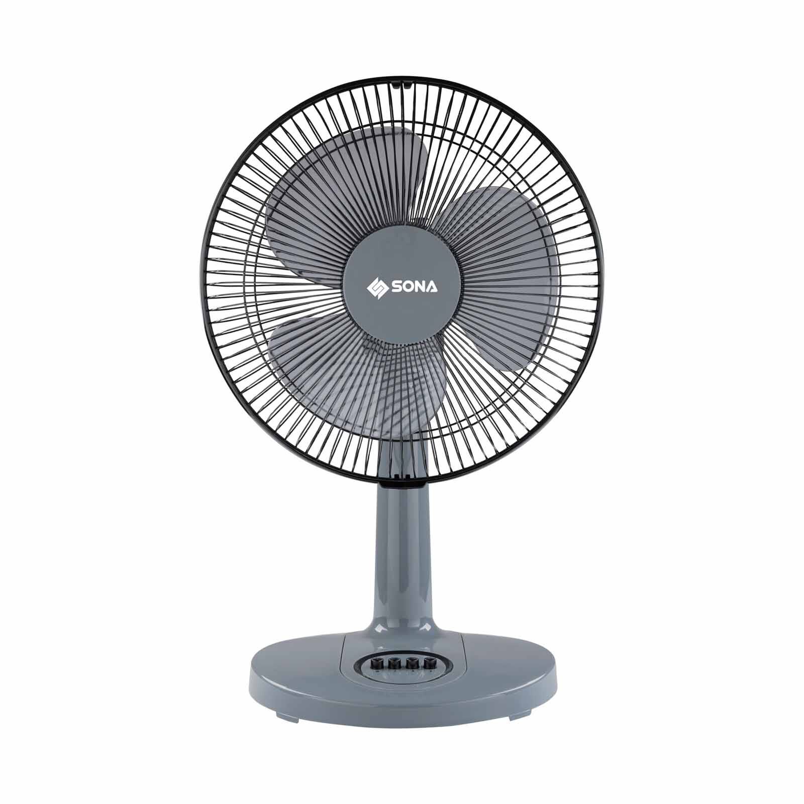 SONA 12 In Desk Fan -white/blue SFD1221A-image null