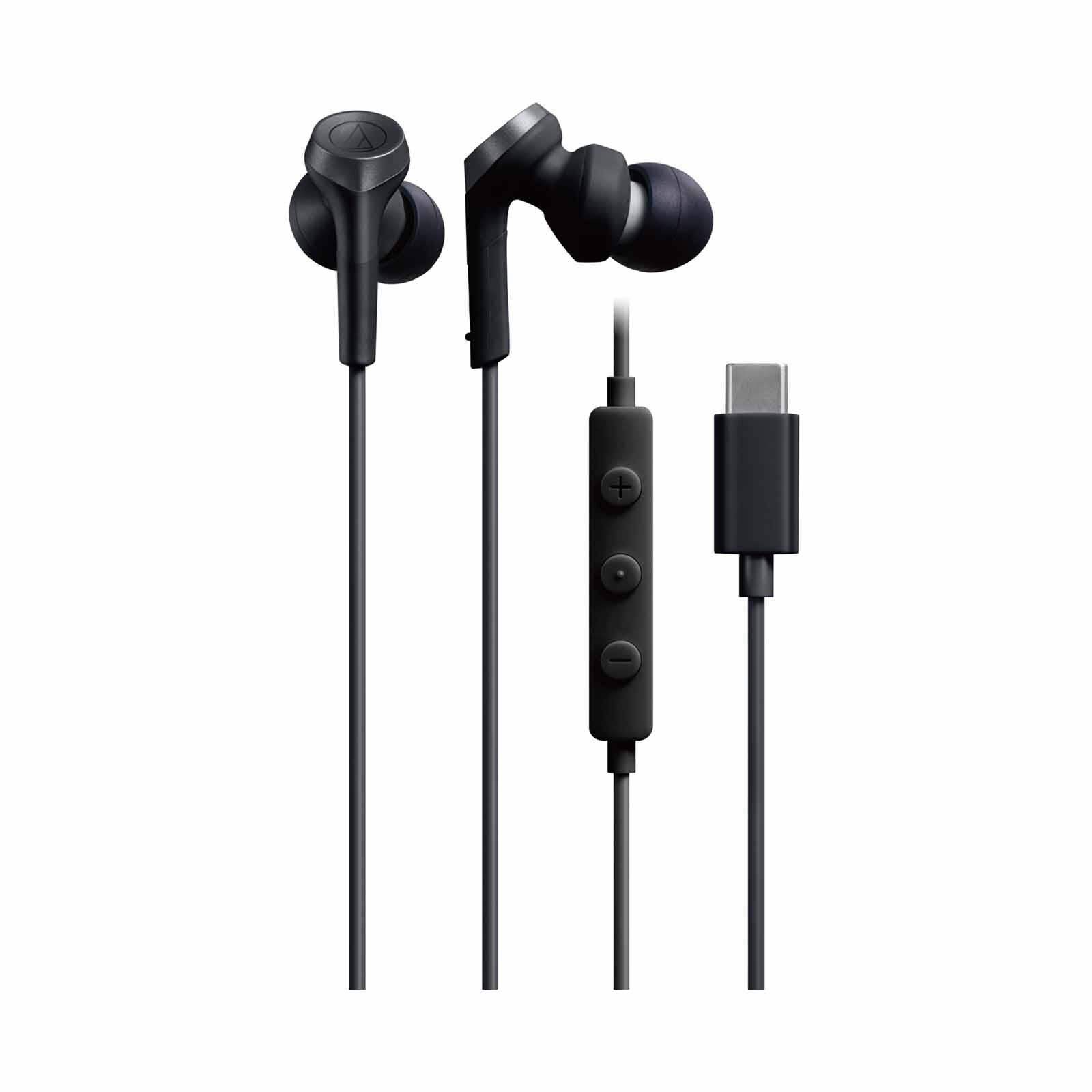 AUDIO TECH In-ear Headphones With Usb-c ATH-CKS330C BK-image 1
