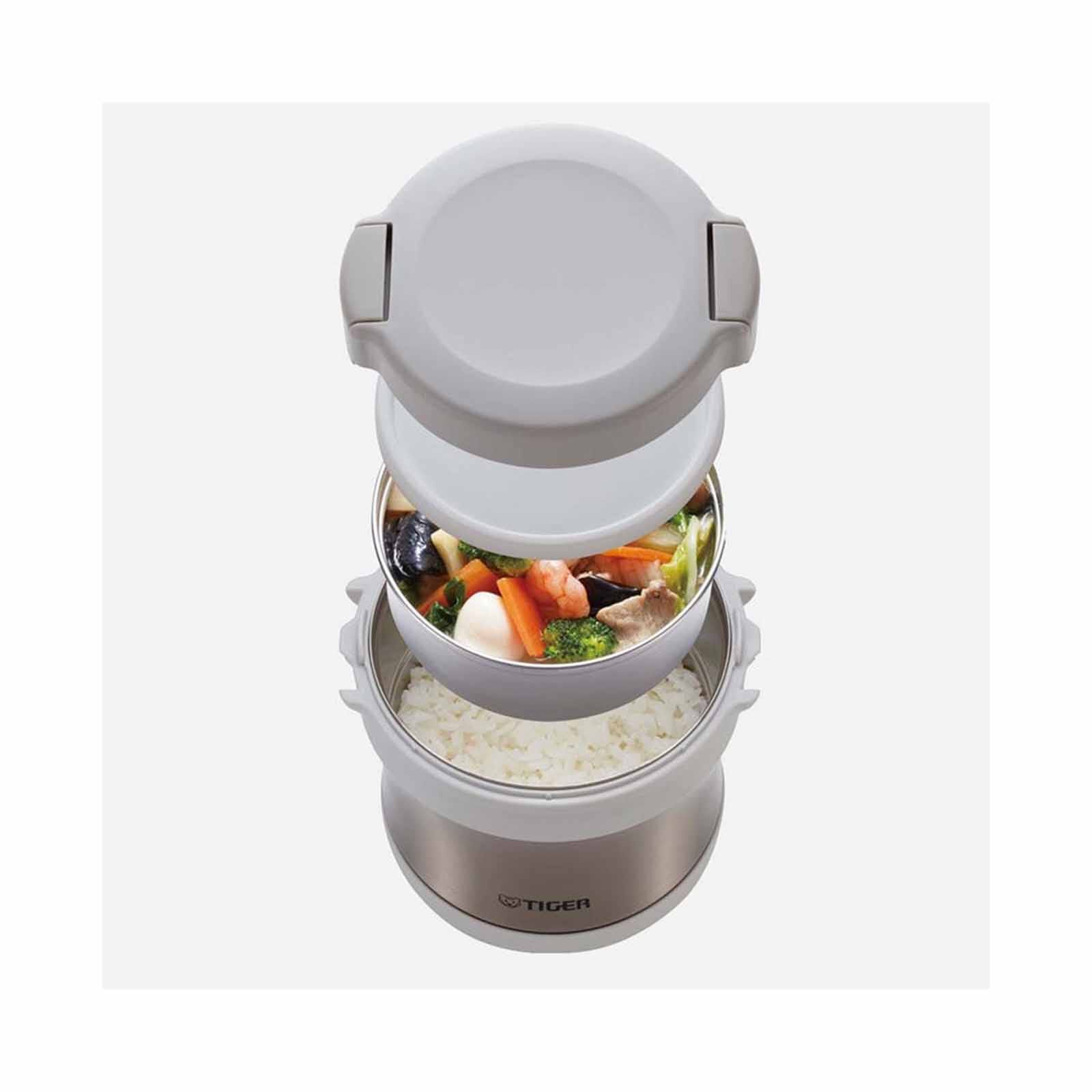 TIGER 1.0lt Lunch Box (clear Stainless) LXB-A100 (XC)-image 5
